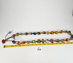 Sobral - Sobralita "Studio Long Pebbles" Resin Necklace ( 000000 )