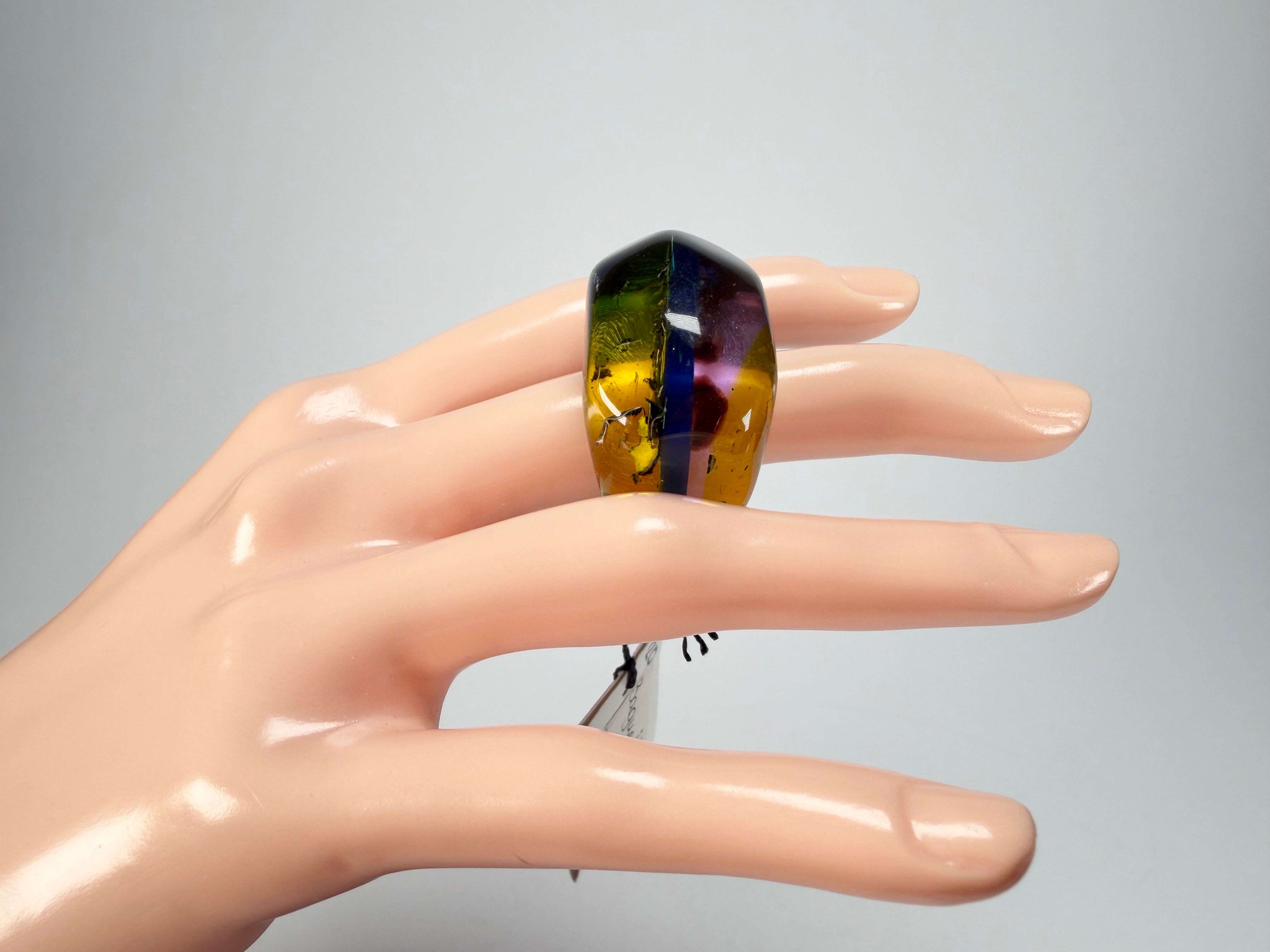 Sobral - Sobralita "Itaimbe" Resin Ring ( 005371 ) - Size UK U / US 10