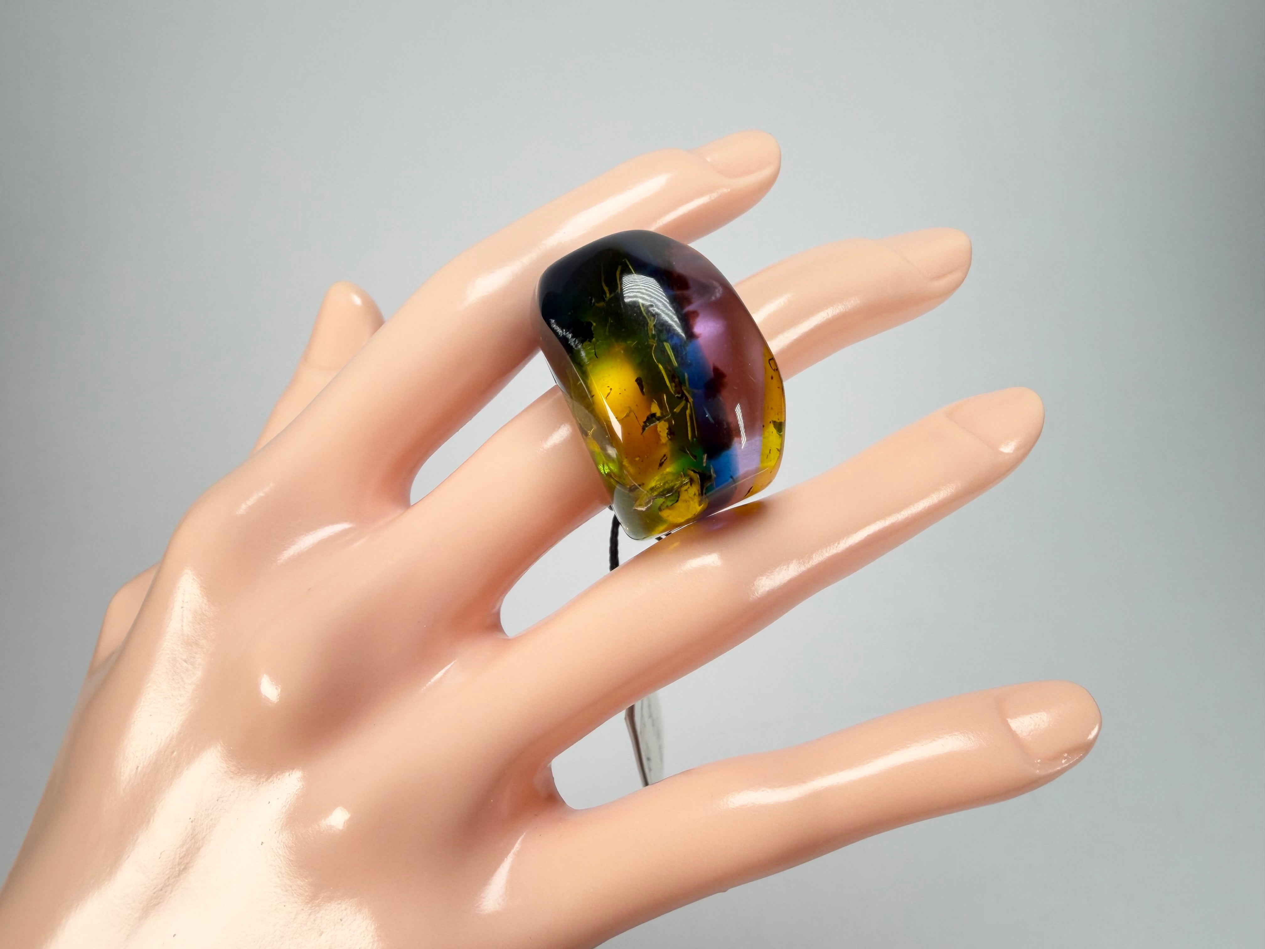 Sobral - Sobralita "Itaimbe" Resin Ring ( 005371 ) - Size UK U / US 10