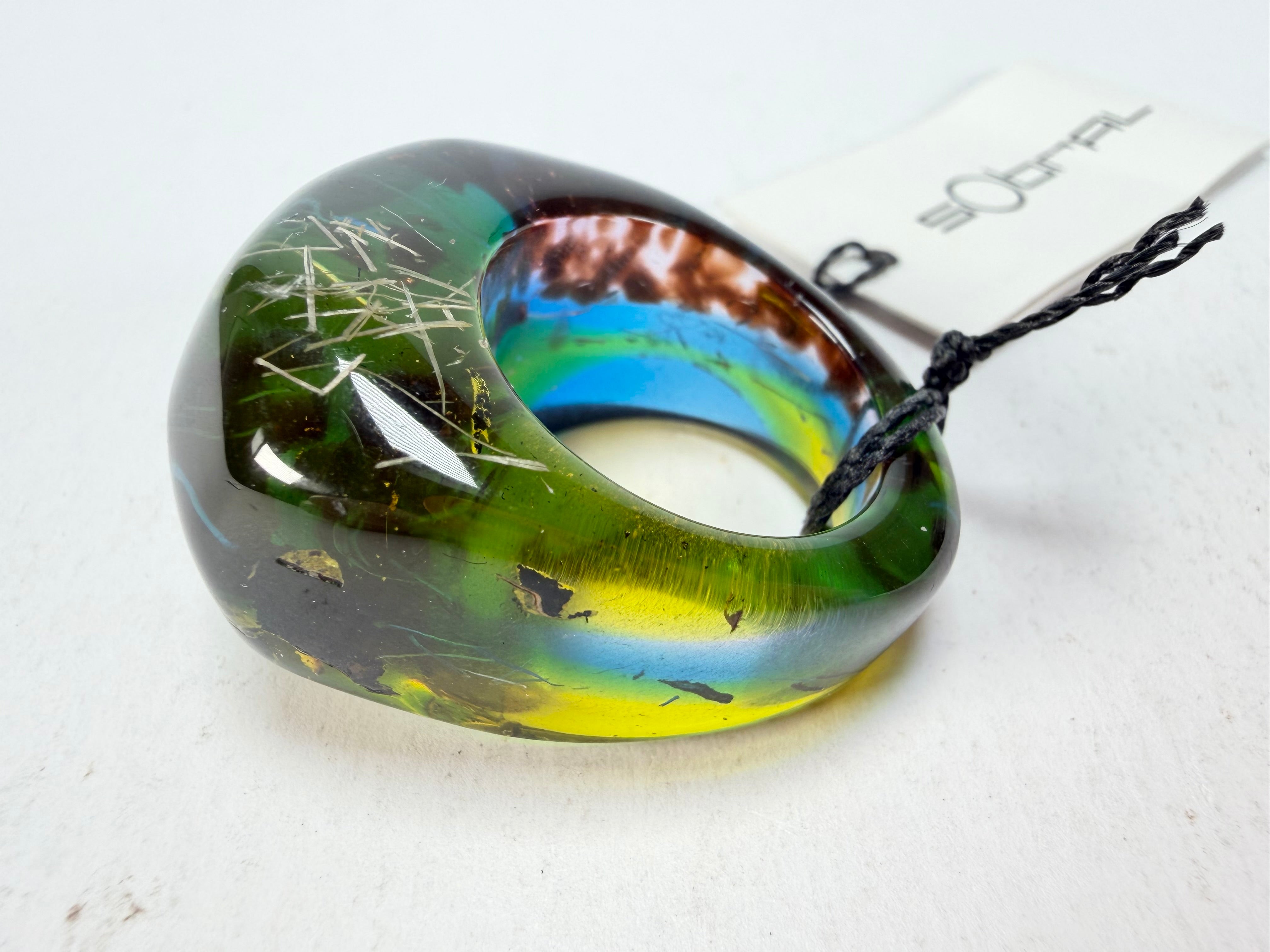 Sobral - Sobralita "Itaimbe" Resin Ring ( 005371 ) - Size UK U / US 10