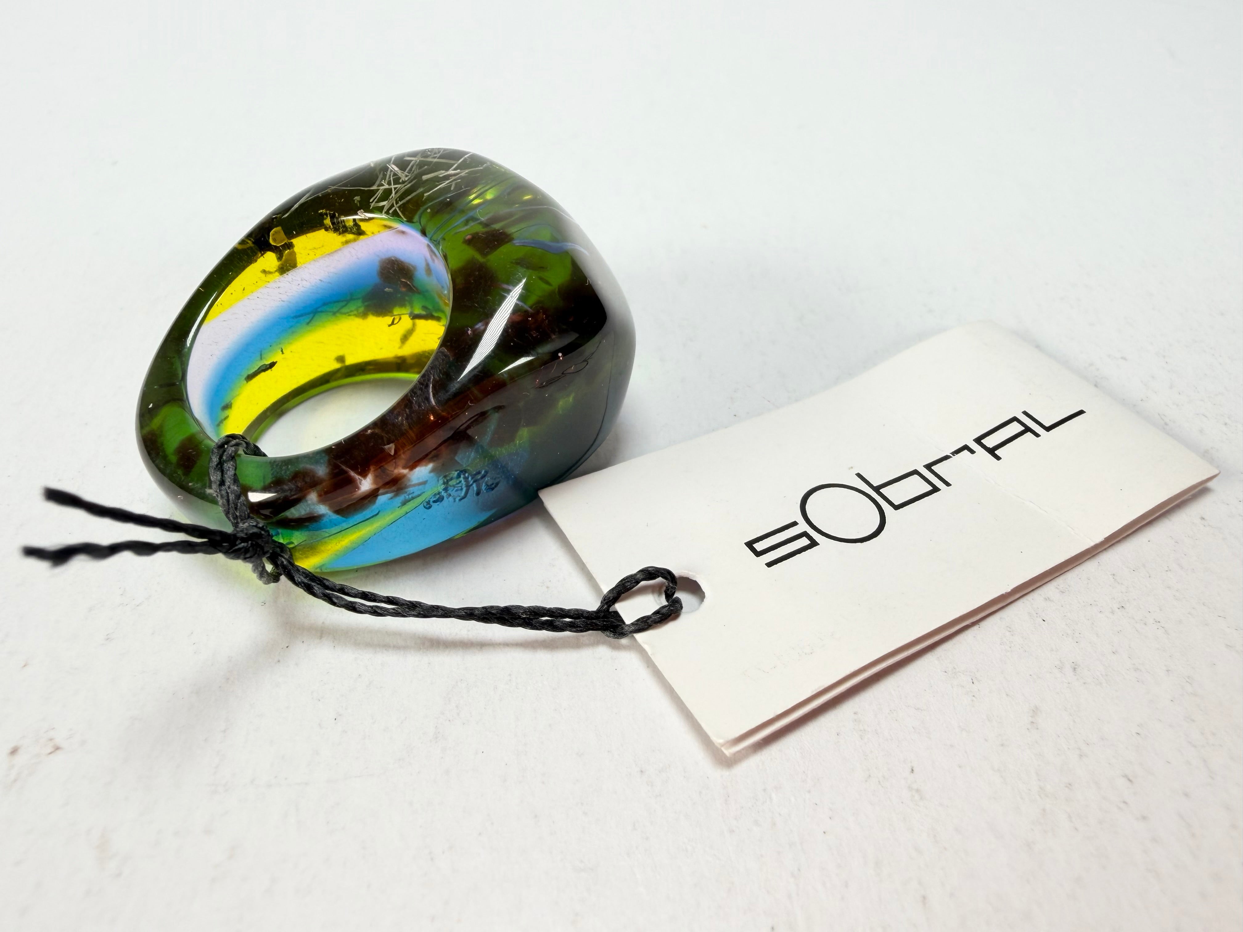 Sobral - Sobralita "Itaimbe" Resin Ring ( 005371 ) - Size UK U / US 10