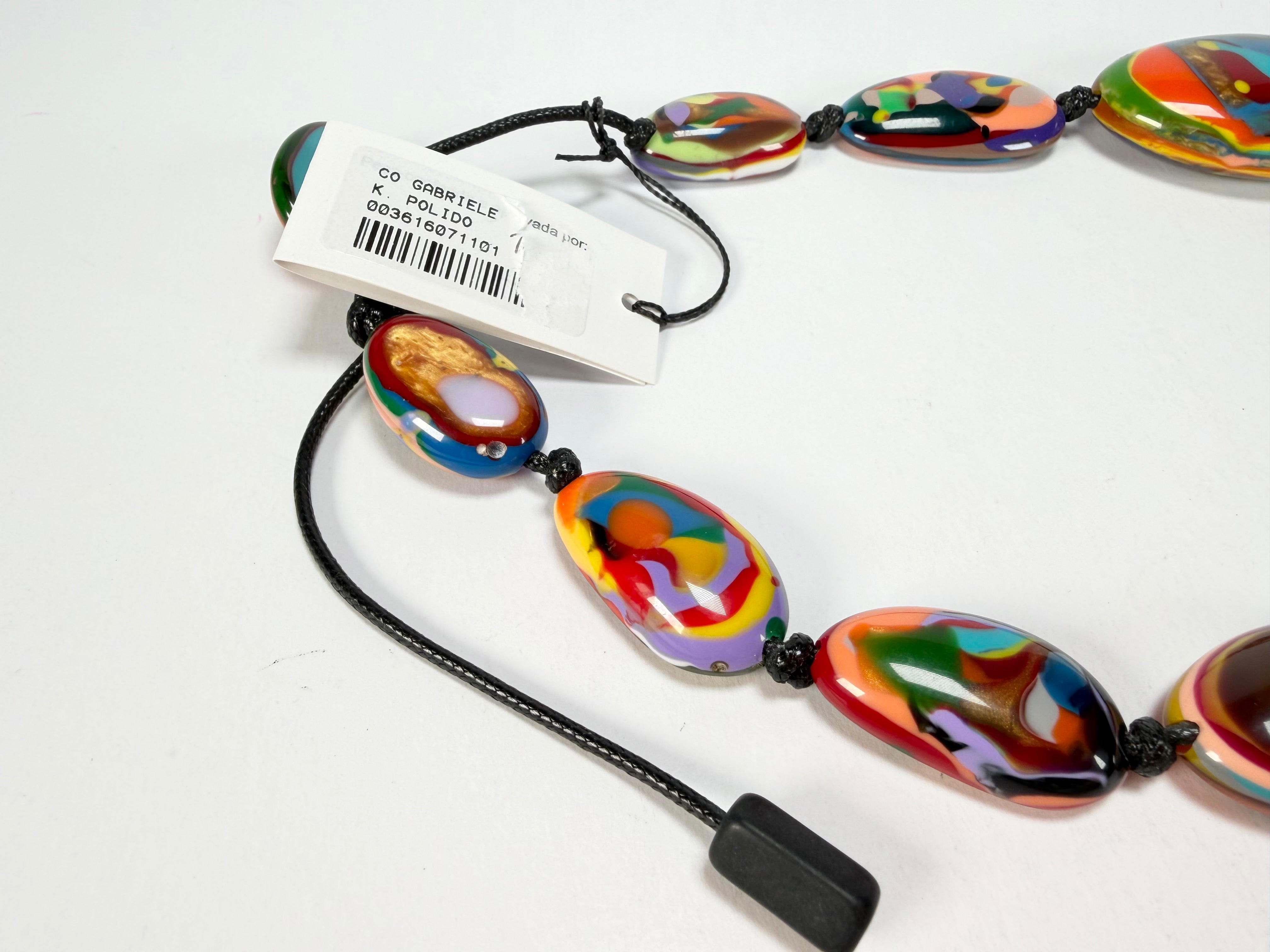 Sobral - Multi-Colour "Gabriele K" Resin Necklace ( 003616 )