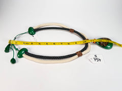 Sobral - Metalique Orlando "Rope Pendant" Studio Creation Green Dual Rope Resin Necklace ( 000000 )