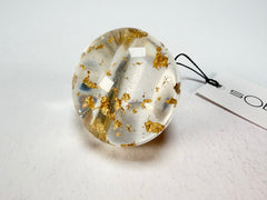 Sobral - Metalique "Afrodite" Resin Ring ( 002789 ) - Size UK P / US 7.5