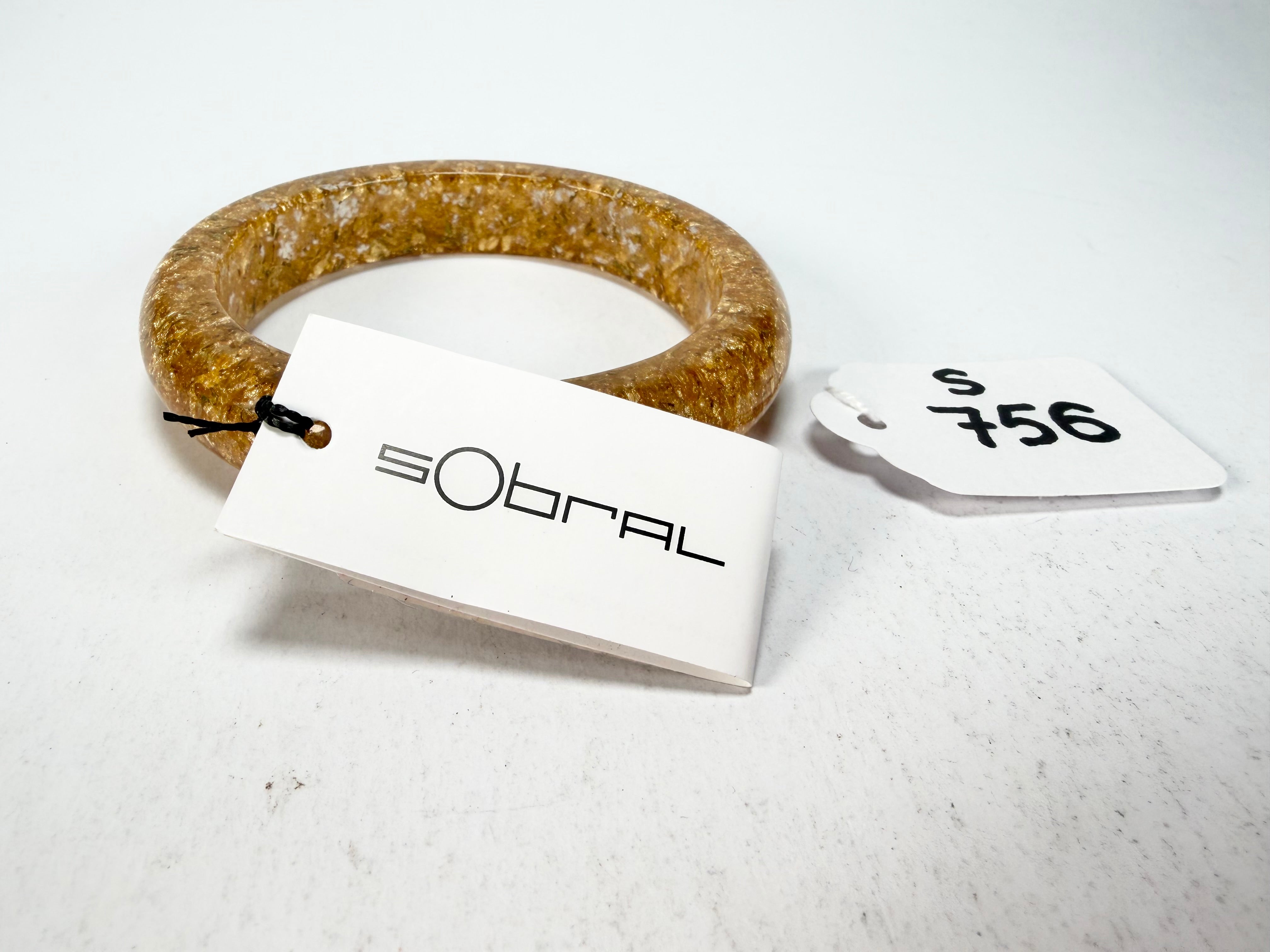 Sobral - Metalique "PB14" Resin Solid Bangle ( 003810 )