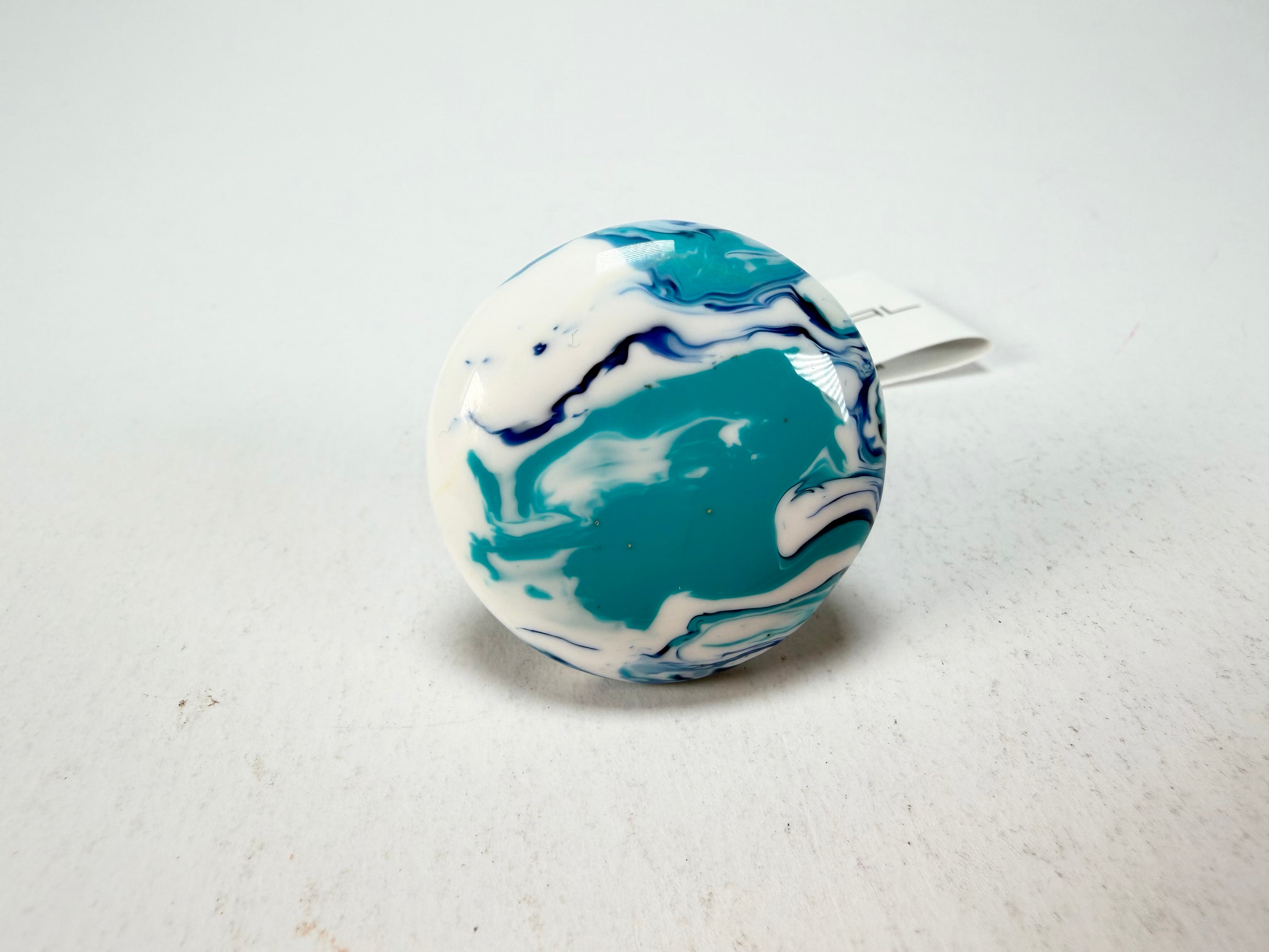 Sobral - Onda Azul "Onda Circle" Blue Resin Ring ( 005324 ) - Size UK Q / US 8