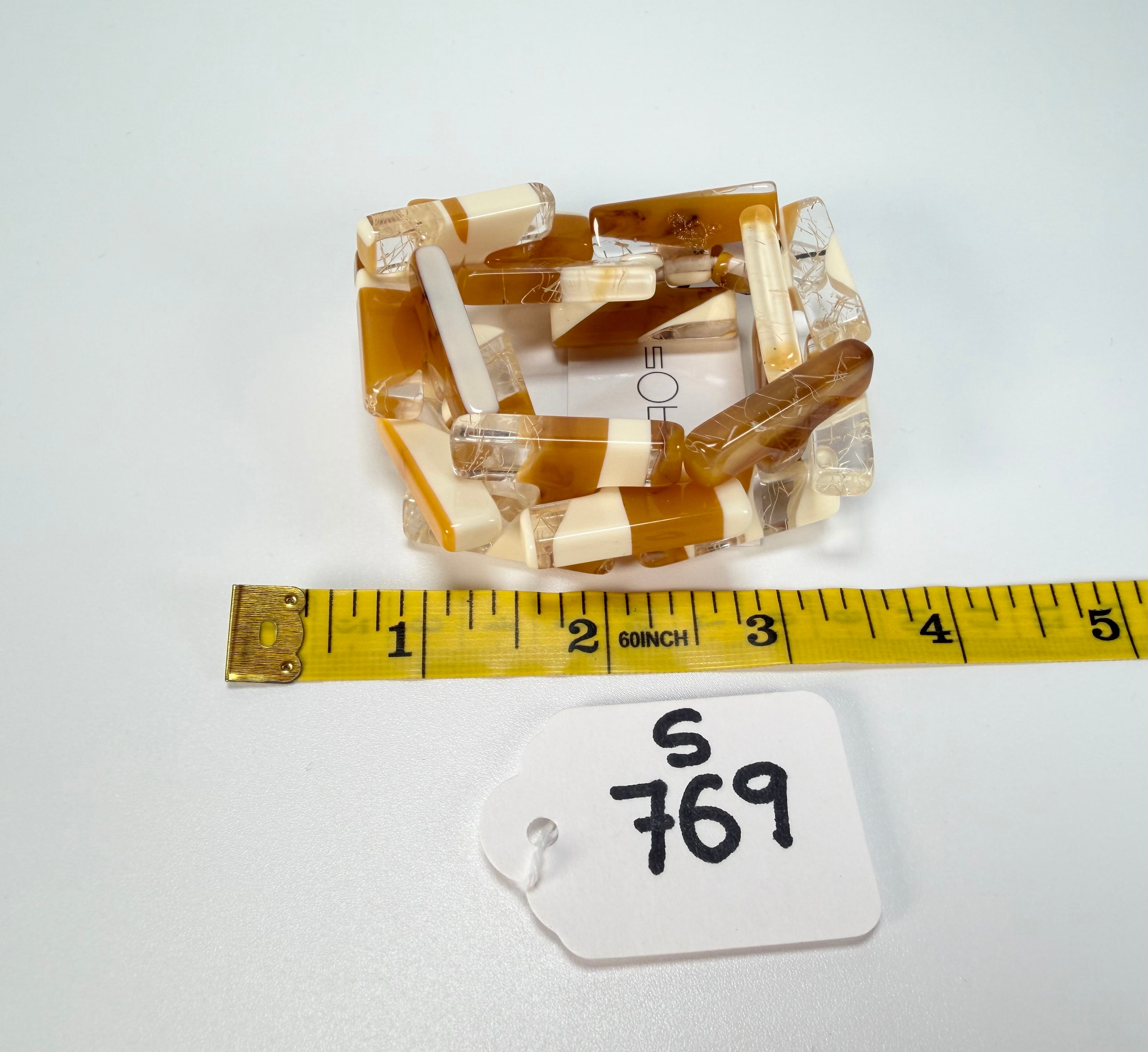 Sobral - Memphis "1WJP" Elasticated Resin Bracelet ( 003882 )