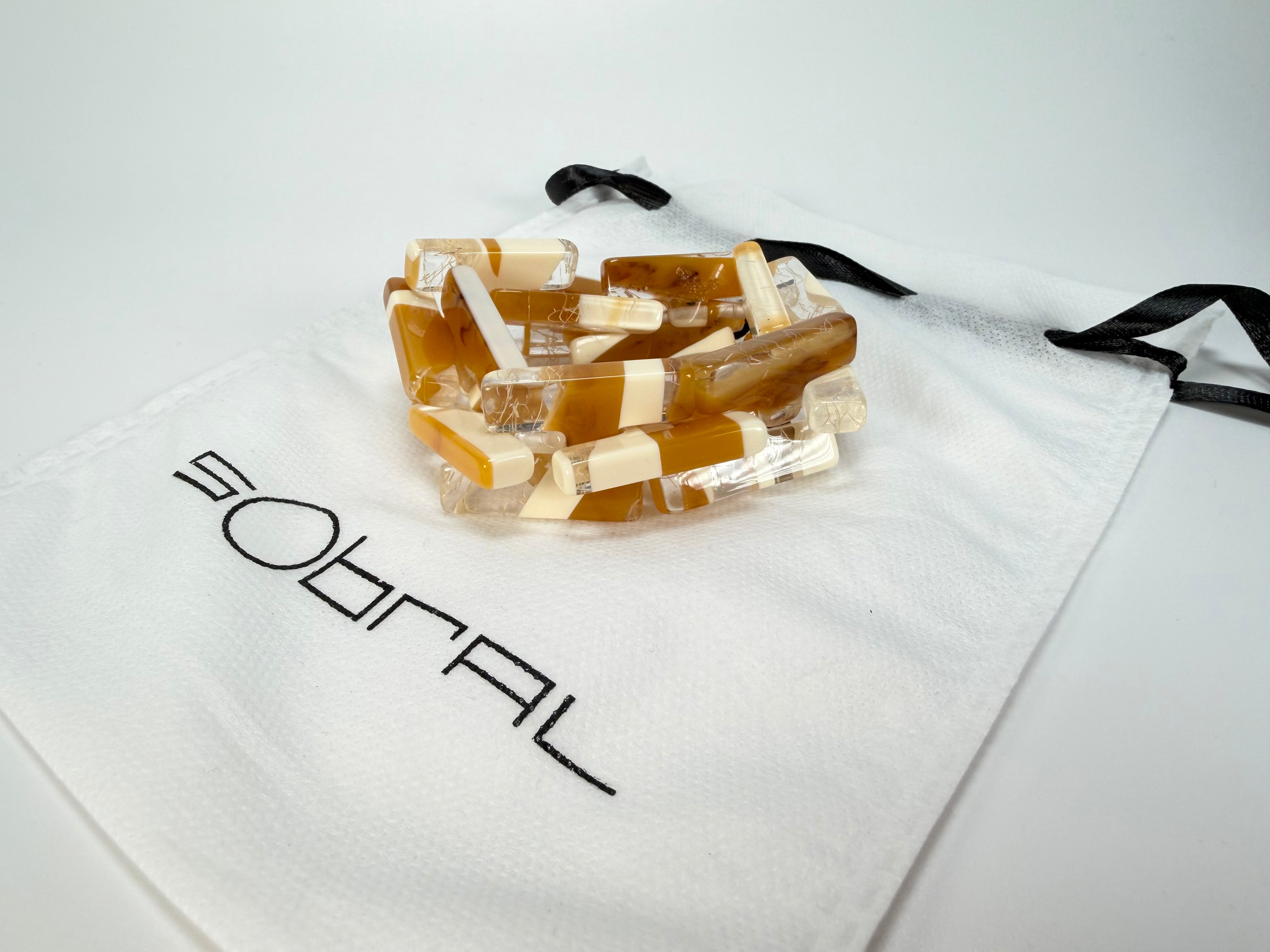 Sobral - Memphis "1WJP" Elasticated Resin Bracelet ( 003882 )