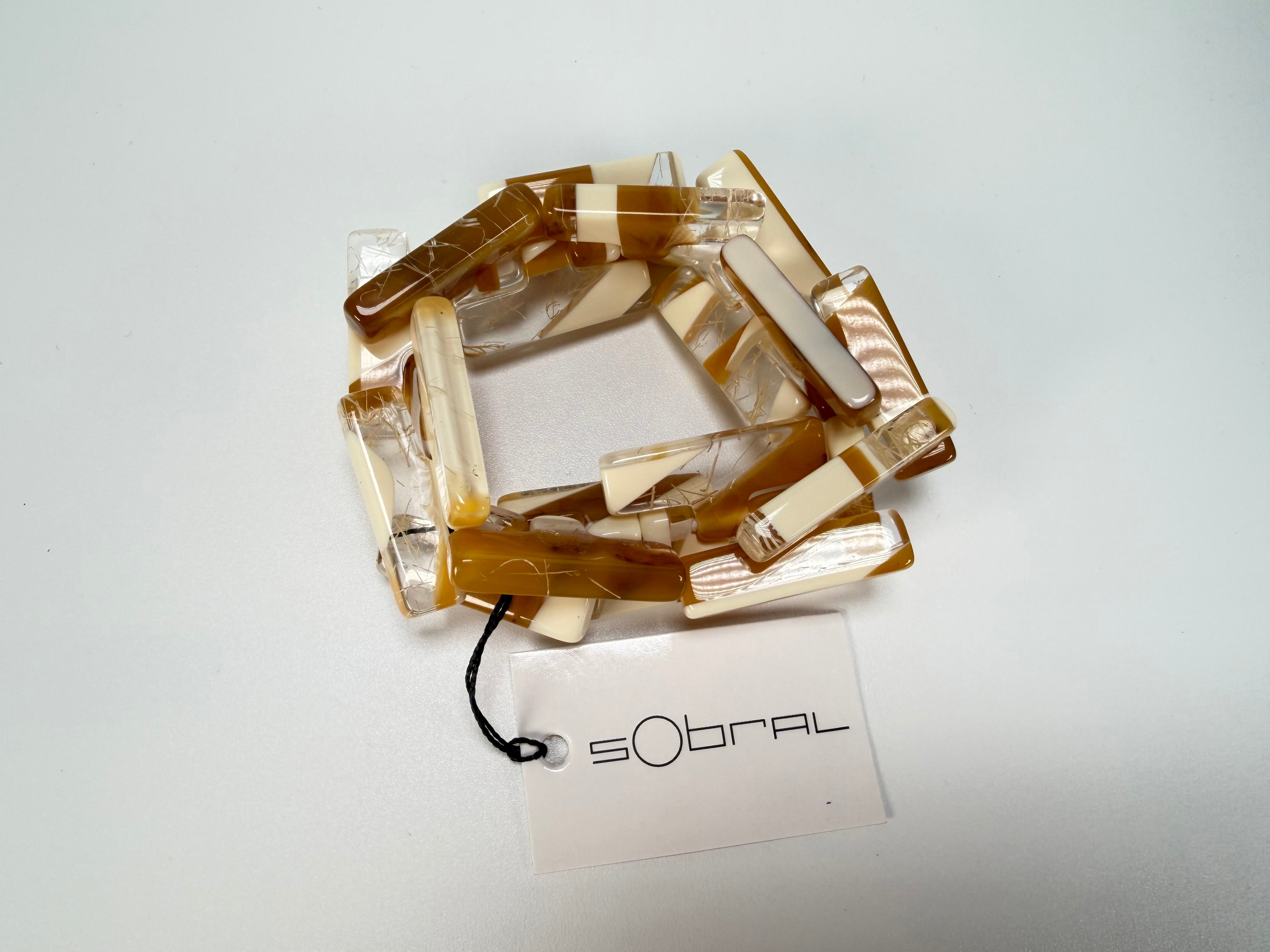 Sobral - Memphis "1WJP" Elasticated Resin Bracelet ( 003882 )