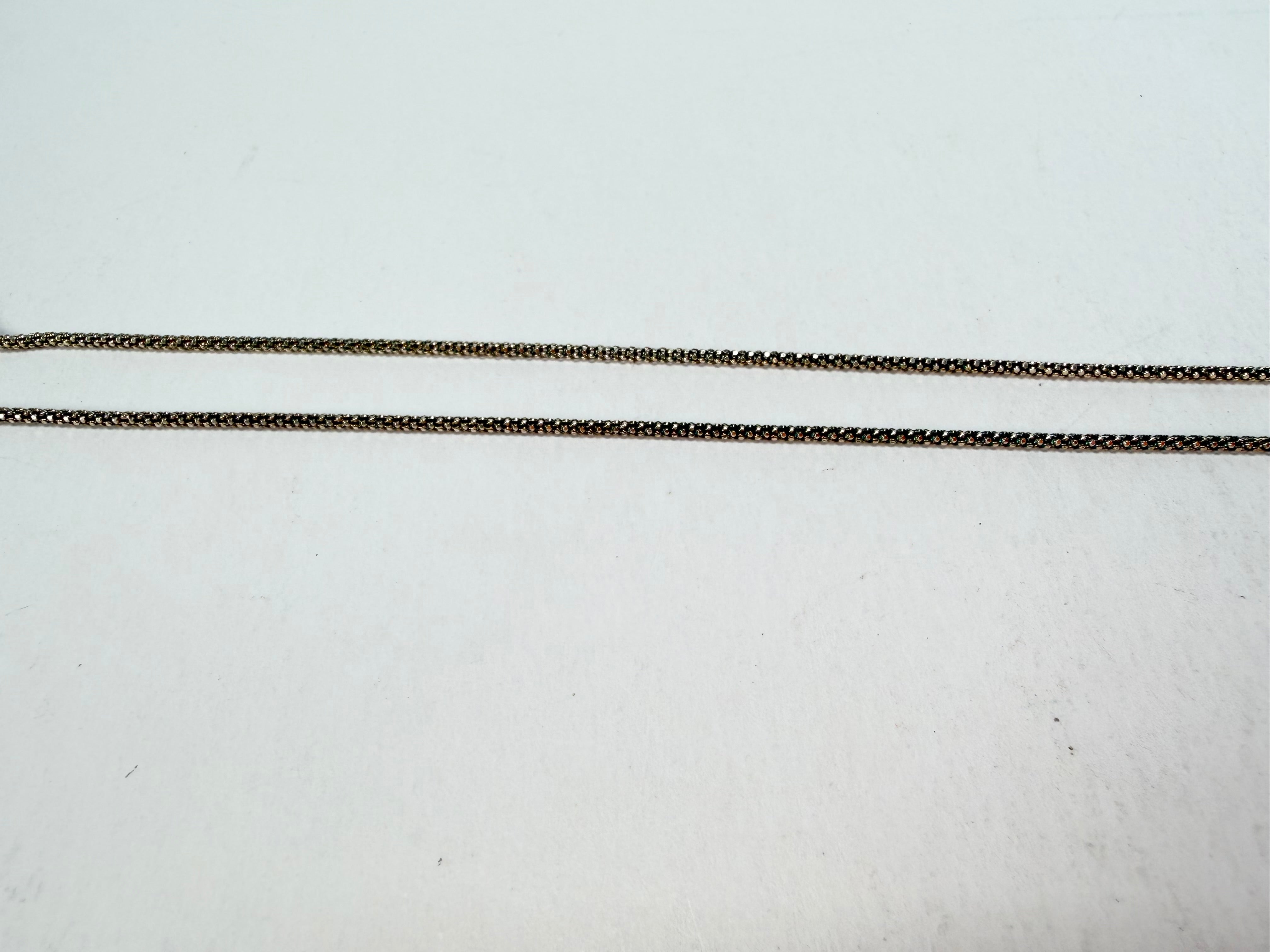 Sobral - Onda Azul "Vague" Resin AG Sliver Necklace ( 005328 )
