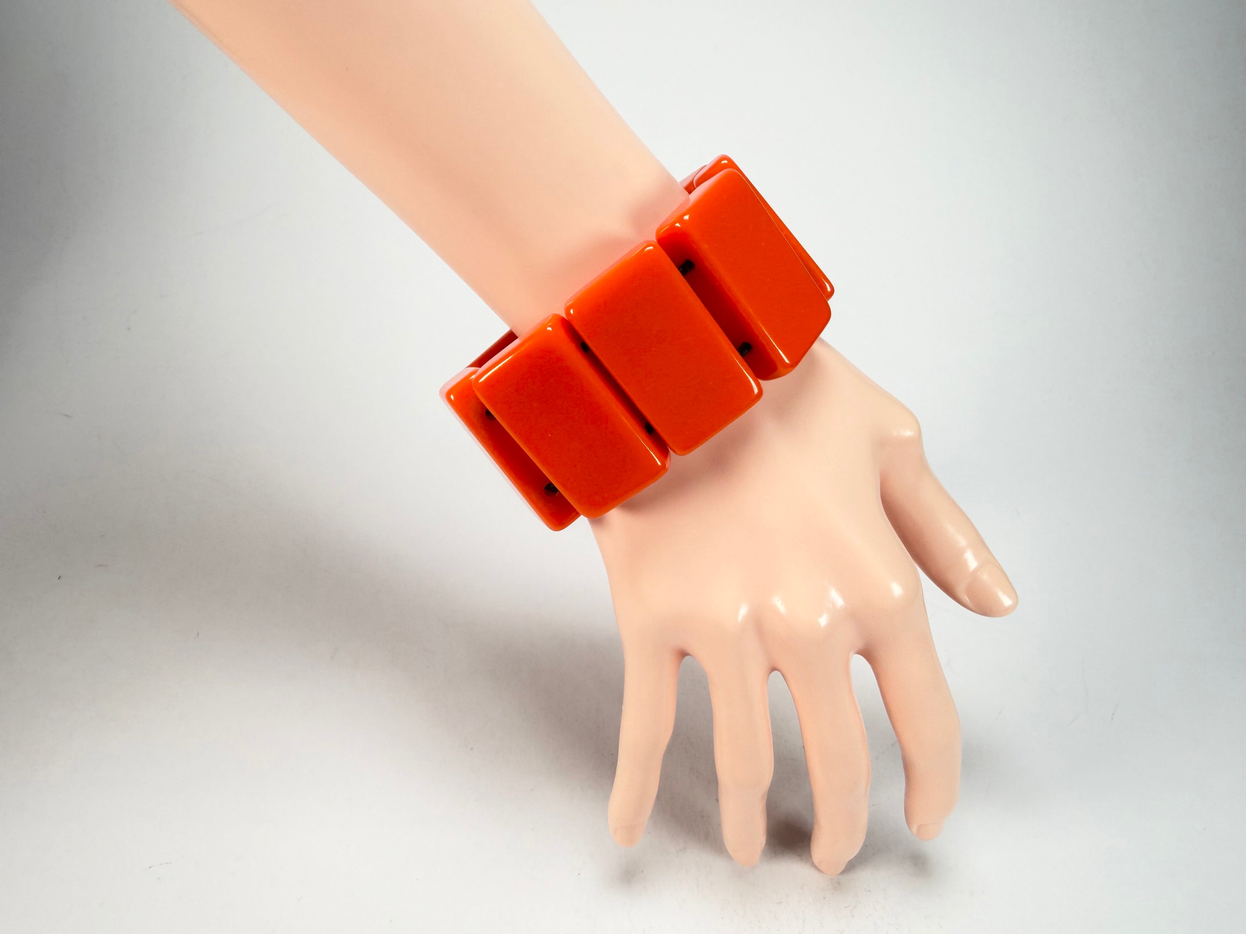 Sobral - Fuego "8 1/2 pçs" Elasticated Resin Bracelet ( 000376 )