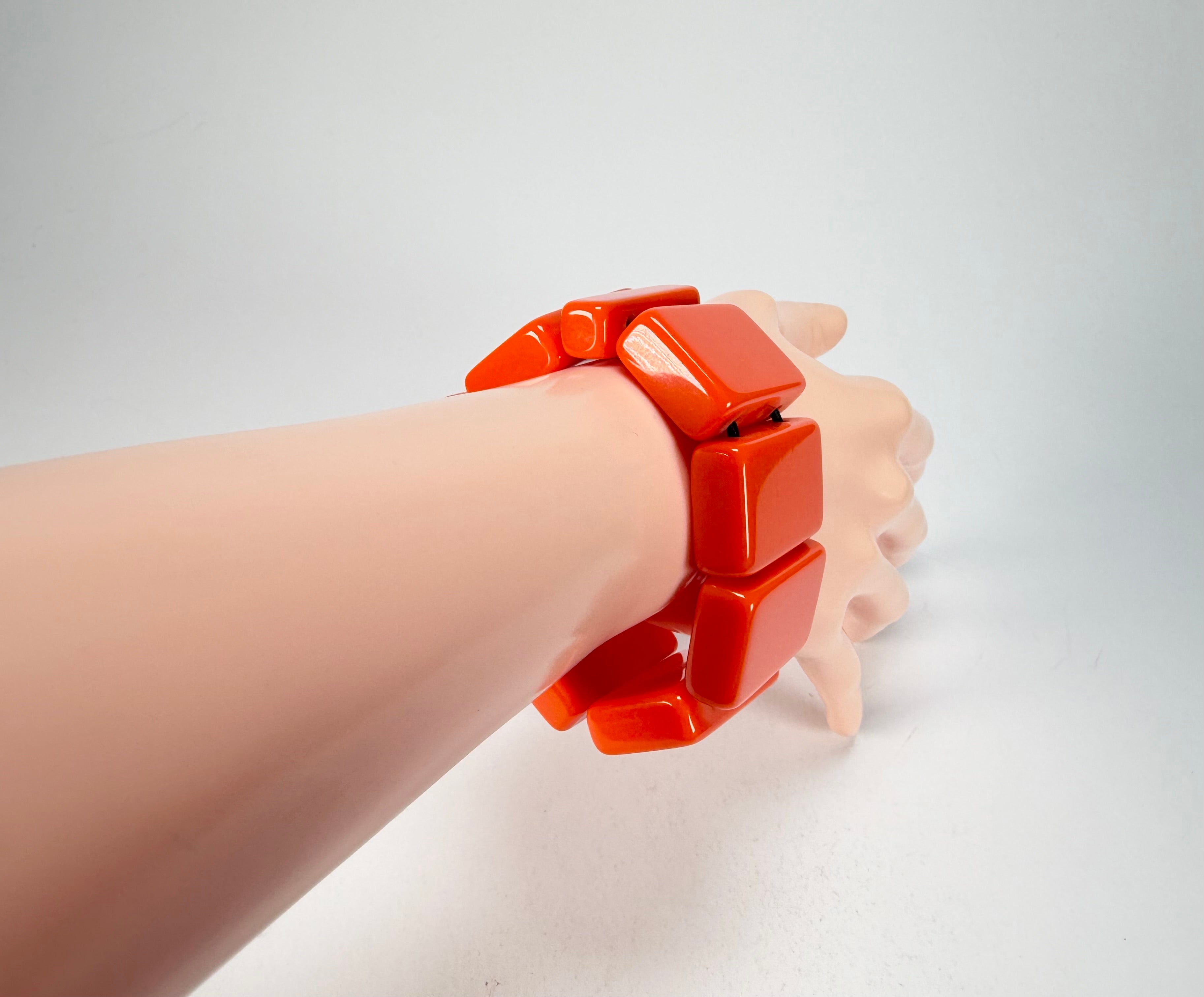 Sobral - Fuego "8 1/2 pçs" Elasticated Resin Bracelet ( 000376 )