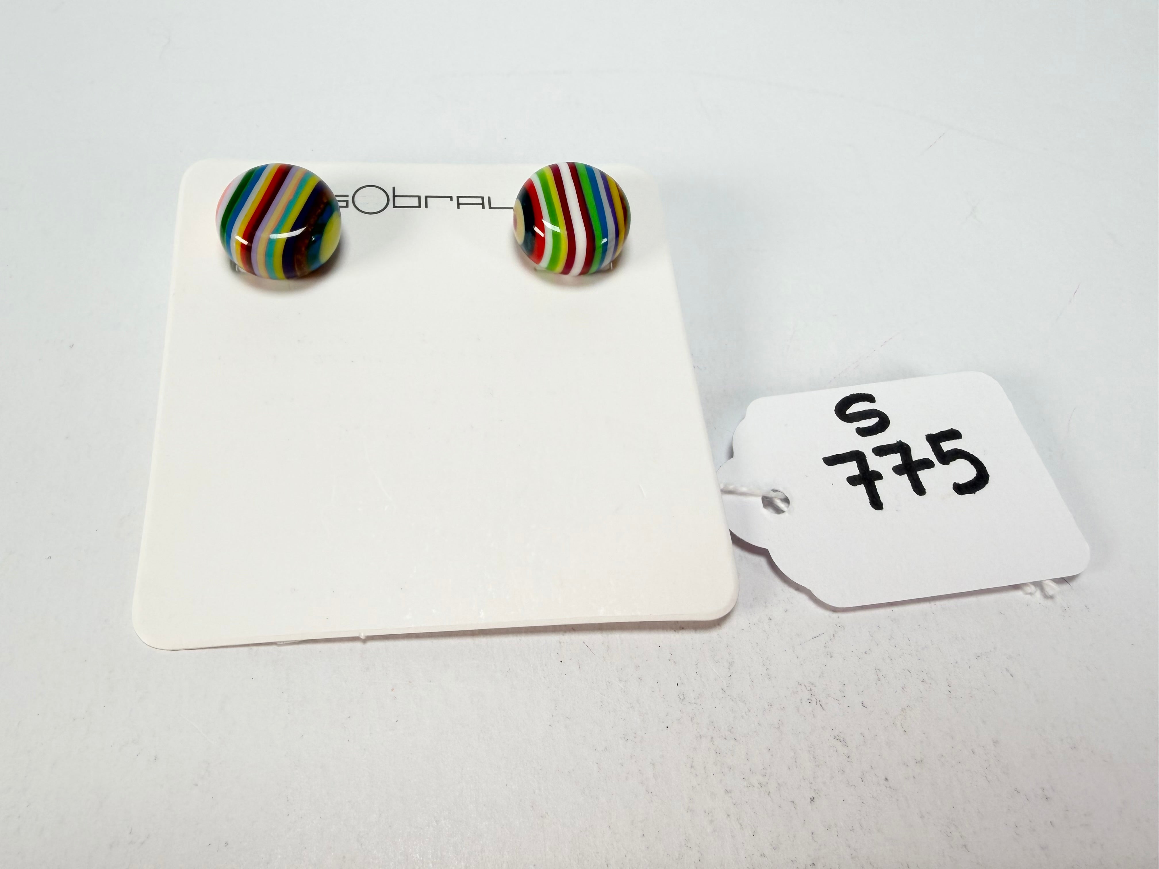 Sobral - Pop Art "Dots" Resin Earrings ( 005355 )