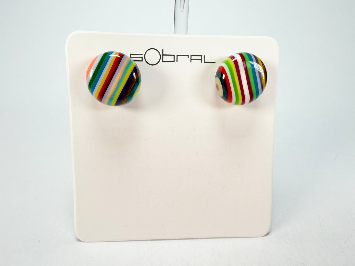 Sobral - Pop Art "Dots" Resin Earrings ( 005355 )
