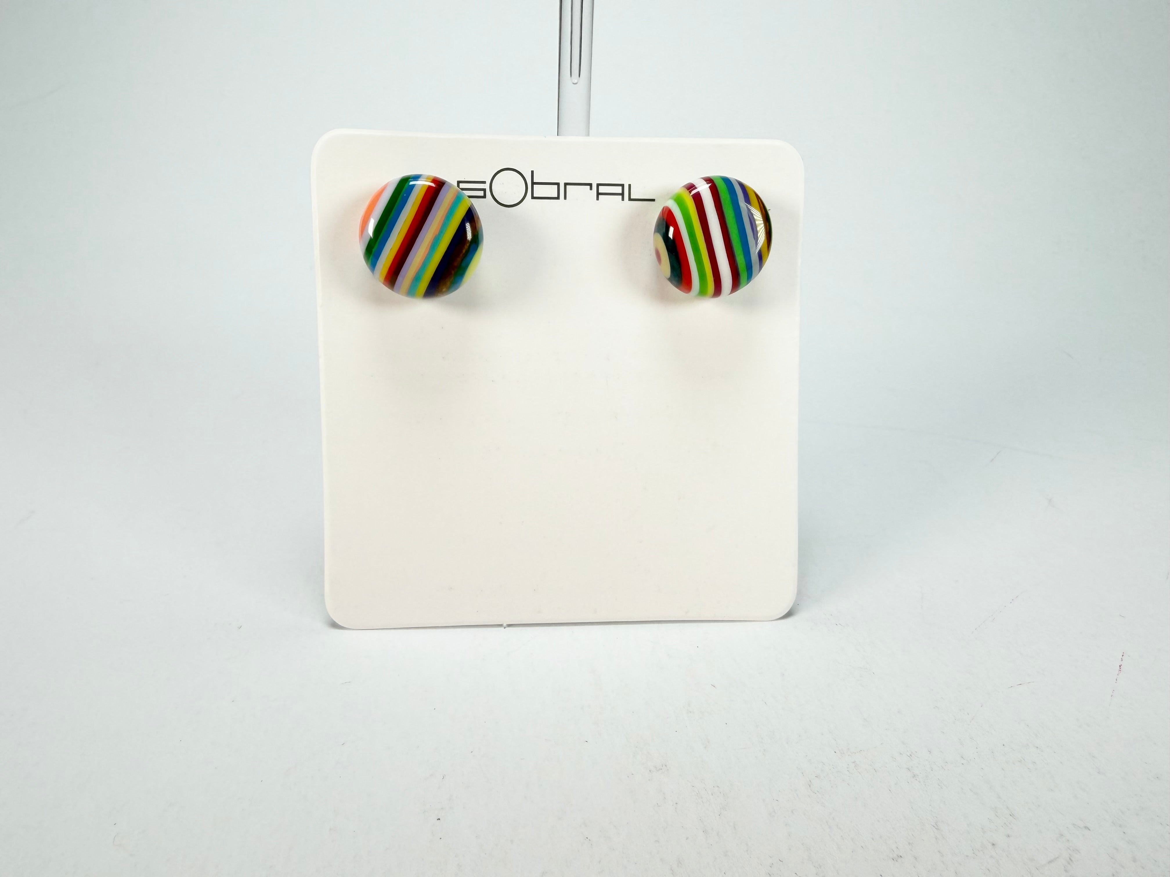 Sobral - Pop Art "Dots" Resin Earrings ( 005355 )