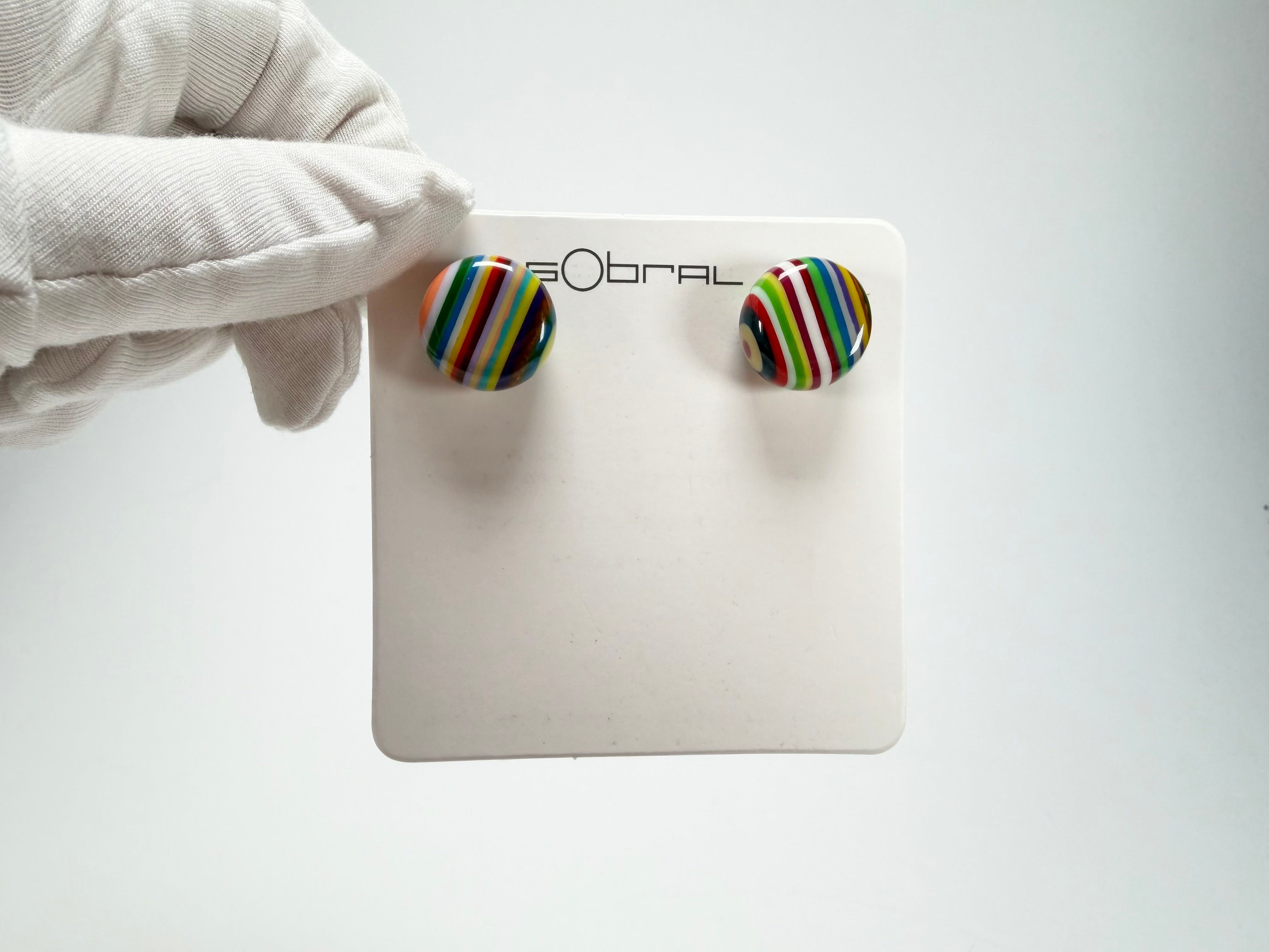 Sobral - Pop Art "Dots" Resin Earrings ( 005355 )