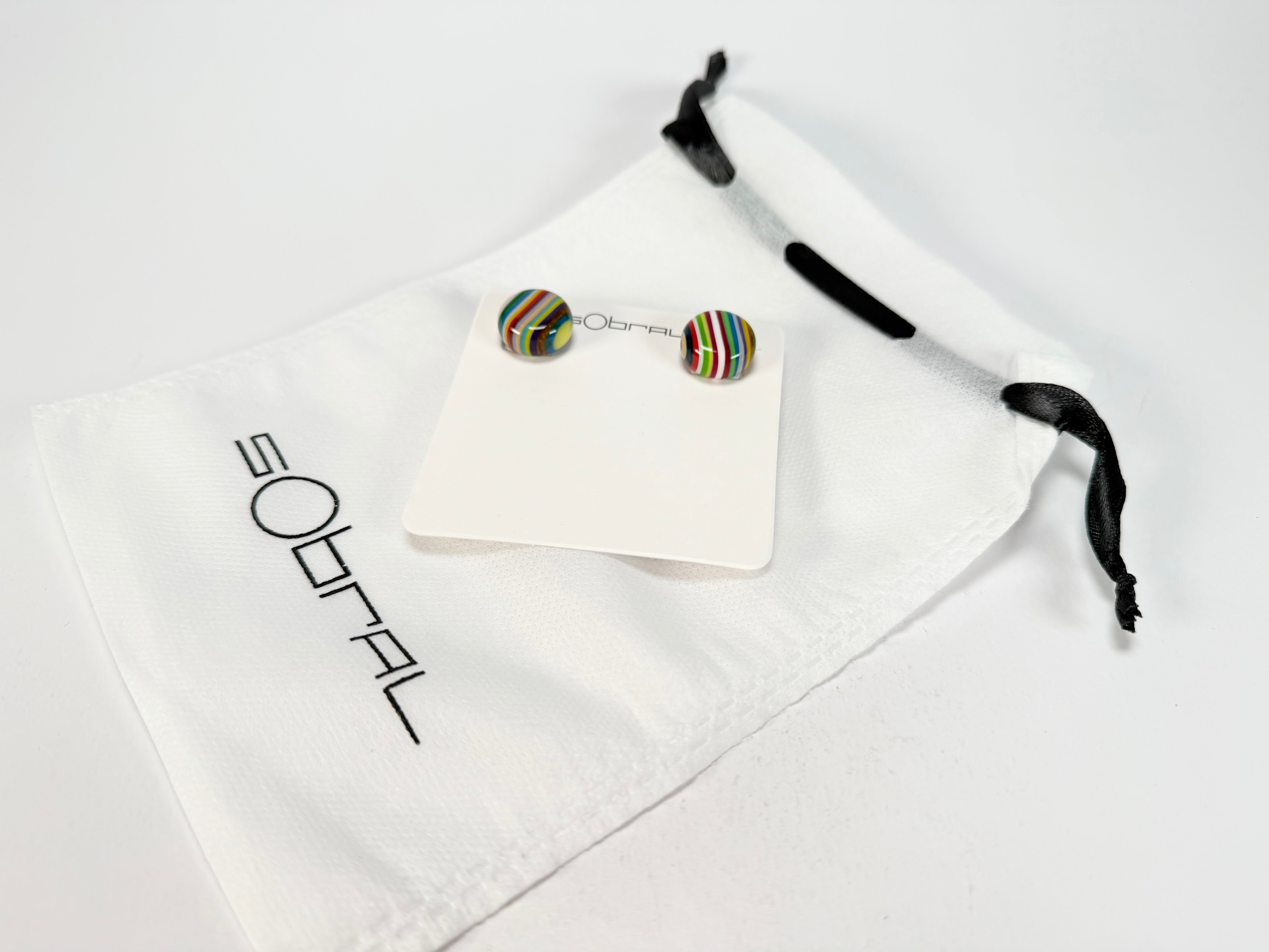 Sobral - Pop Art "Dots" Resin Earrings ( 005355 )