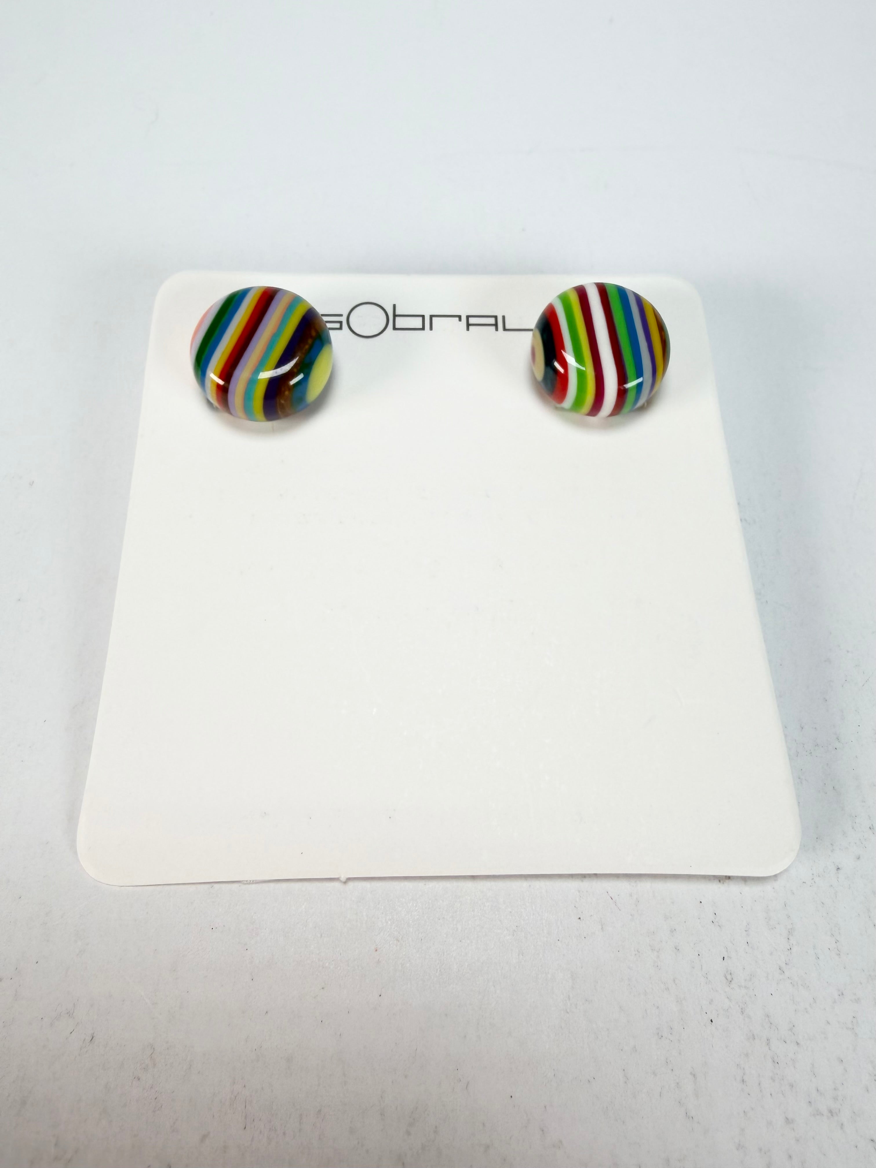 Sobral - Pop Art "Dots" Resin Earrings ( 005355 )