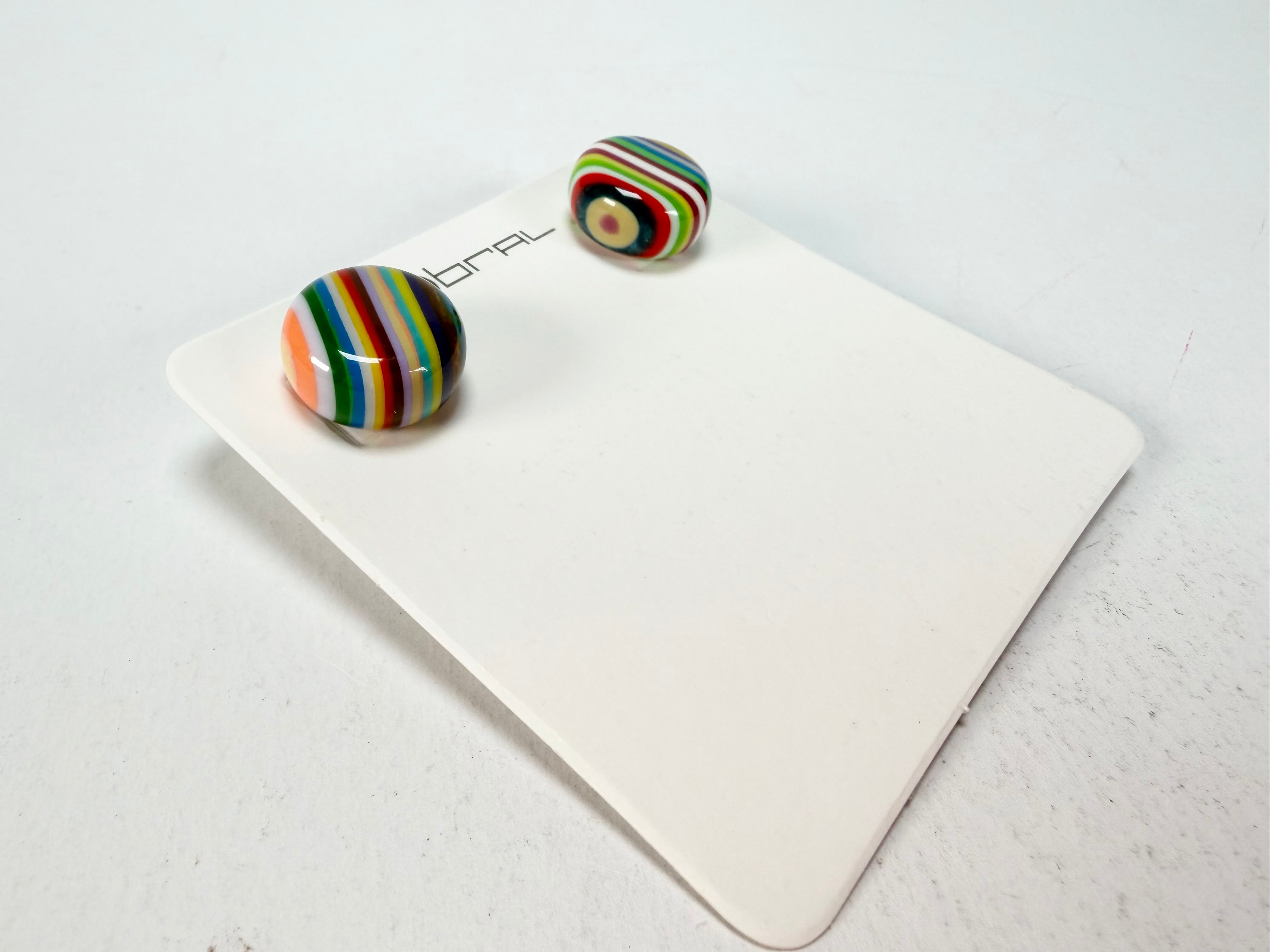 Sobral - Pop Art "Dots" Resin Earrings ( 005355 )