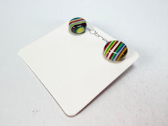 Sobral - Pop Art "Dots" Resin Earrings ( 005355 )