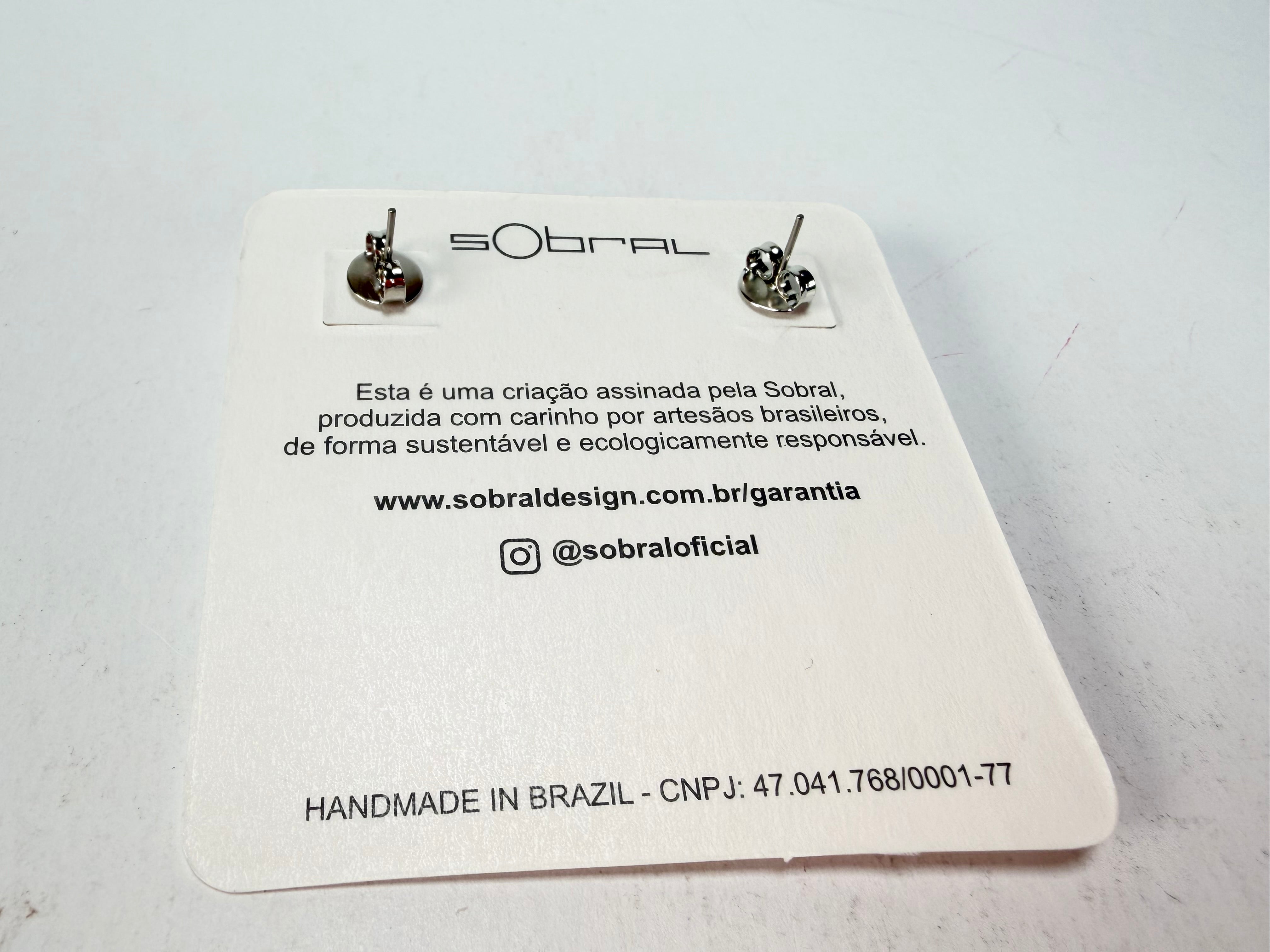 Sobral - Pop Art "Dots" Resin Earrings ( 005355 )