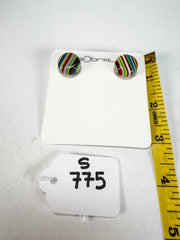 Sobral - Pop Art "Dots" Resin Earrings ( 005355 )