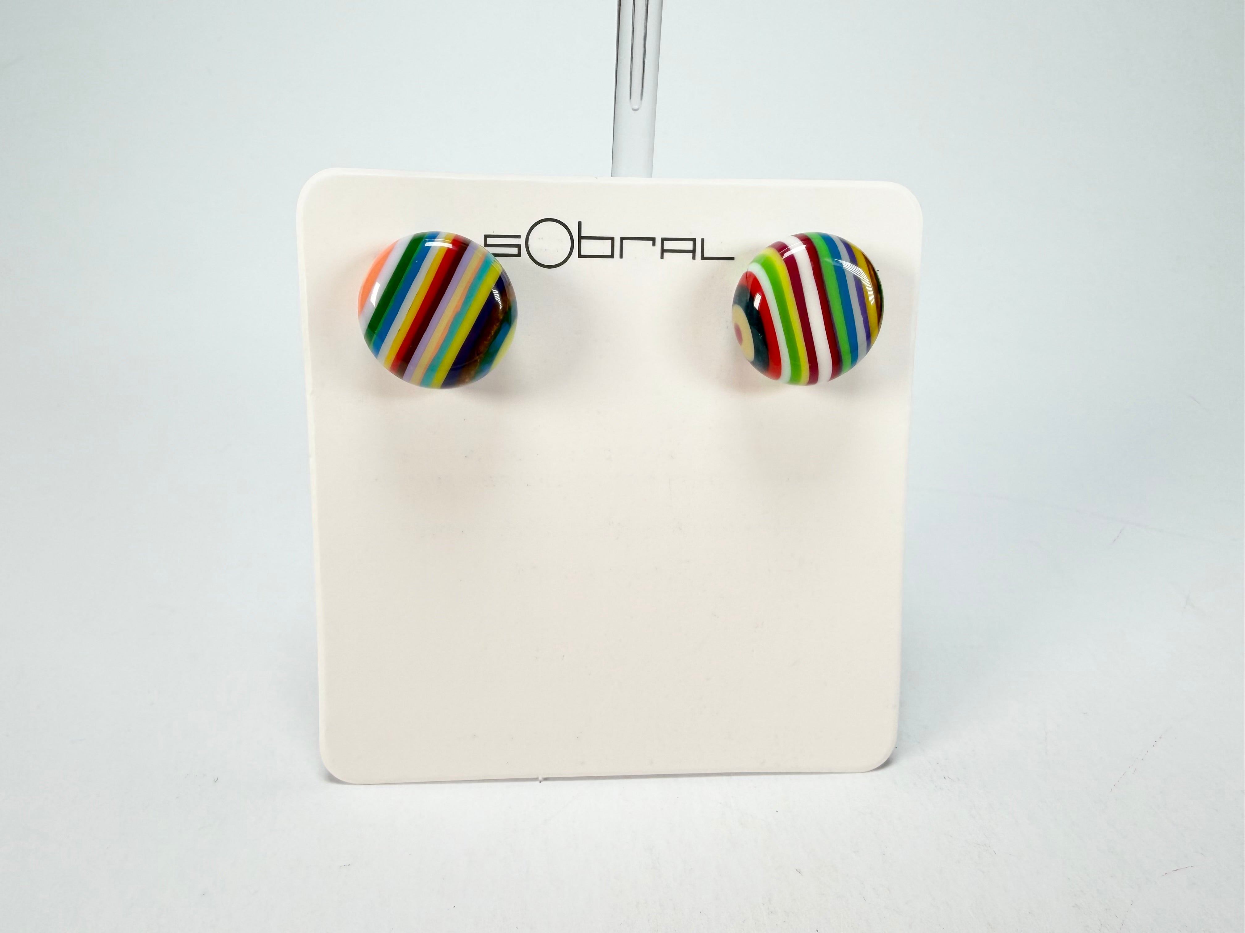 Sobral - Pop Art "Dots" Resin Earrings ( 005355 )