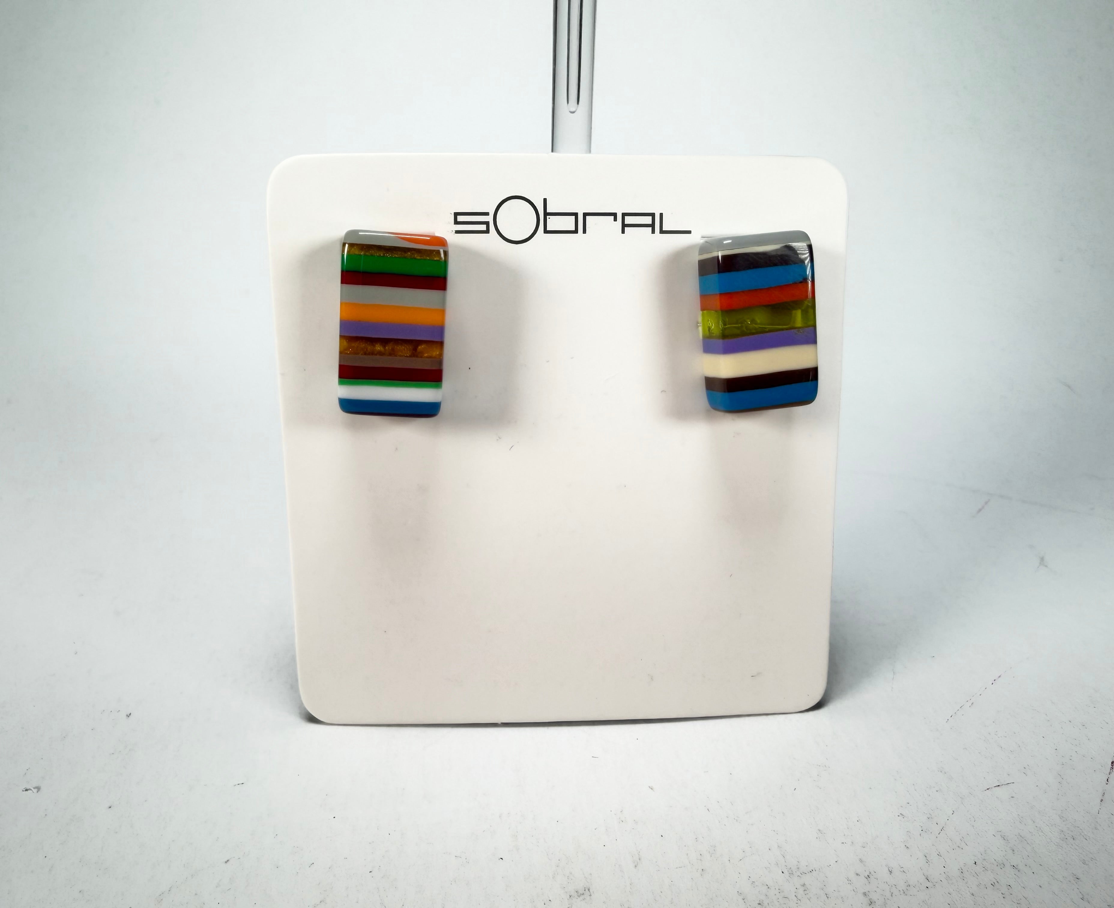 Sobral - Pop Art "Rachel" Resin Earrings ( 005198 )