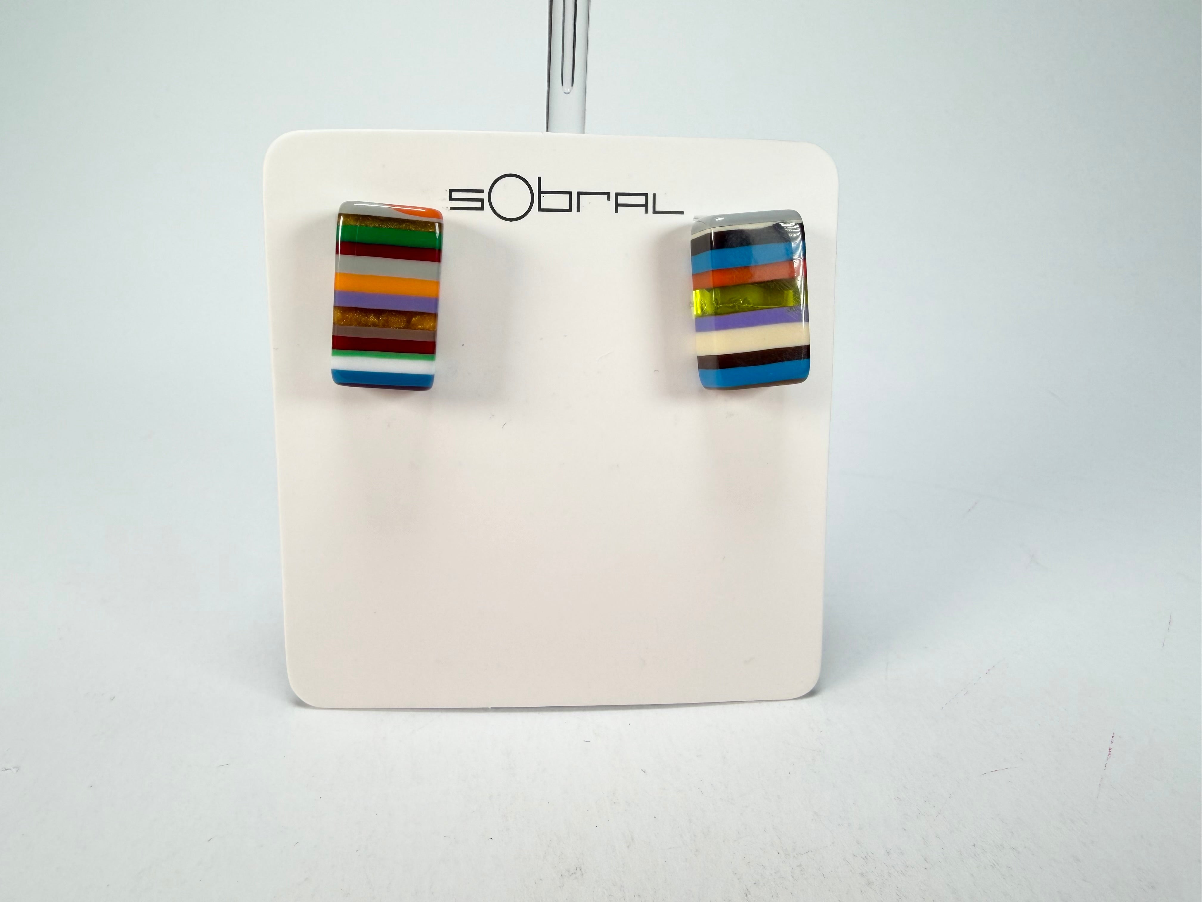 Sobral - Pop Art "Rachel" Resin Earrings ( 005198 )