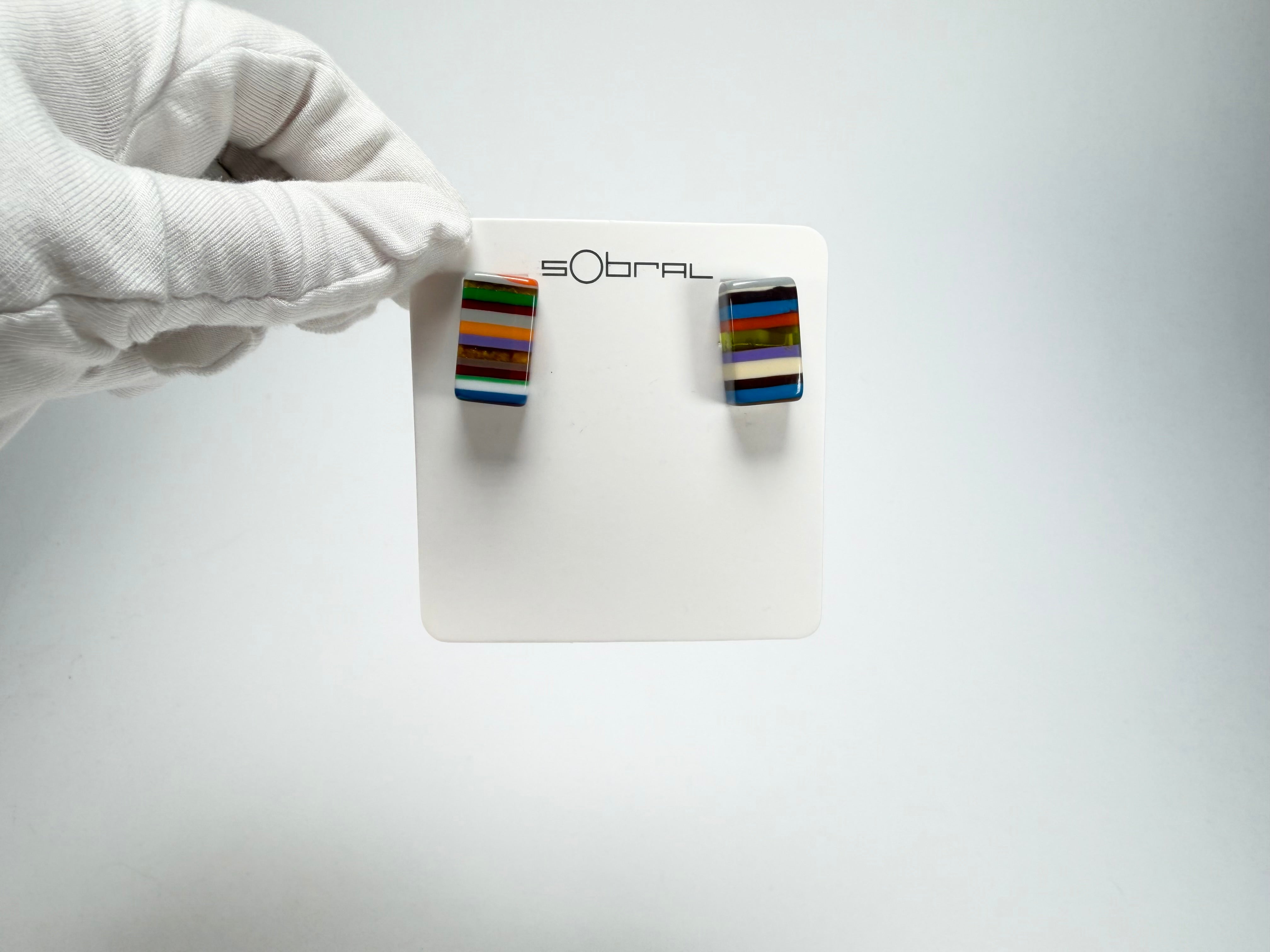 Sobral - Pop Art "Rachel" Resin Earrings ( 005198 )