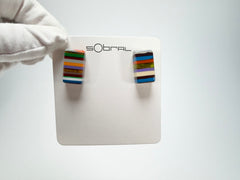 Sobral - Pop Art "Rachel" Resin Earrings ( 005198 )