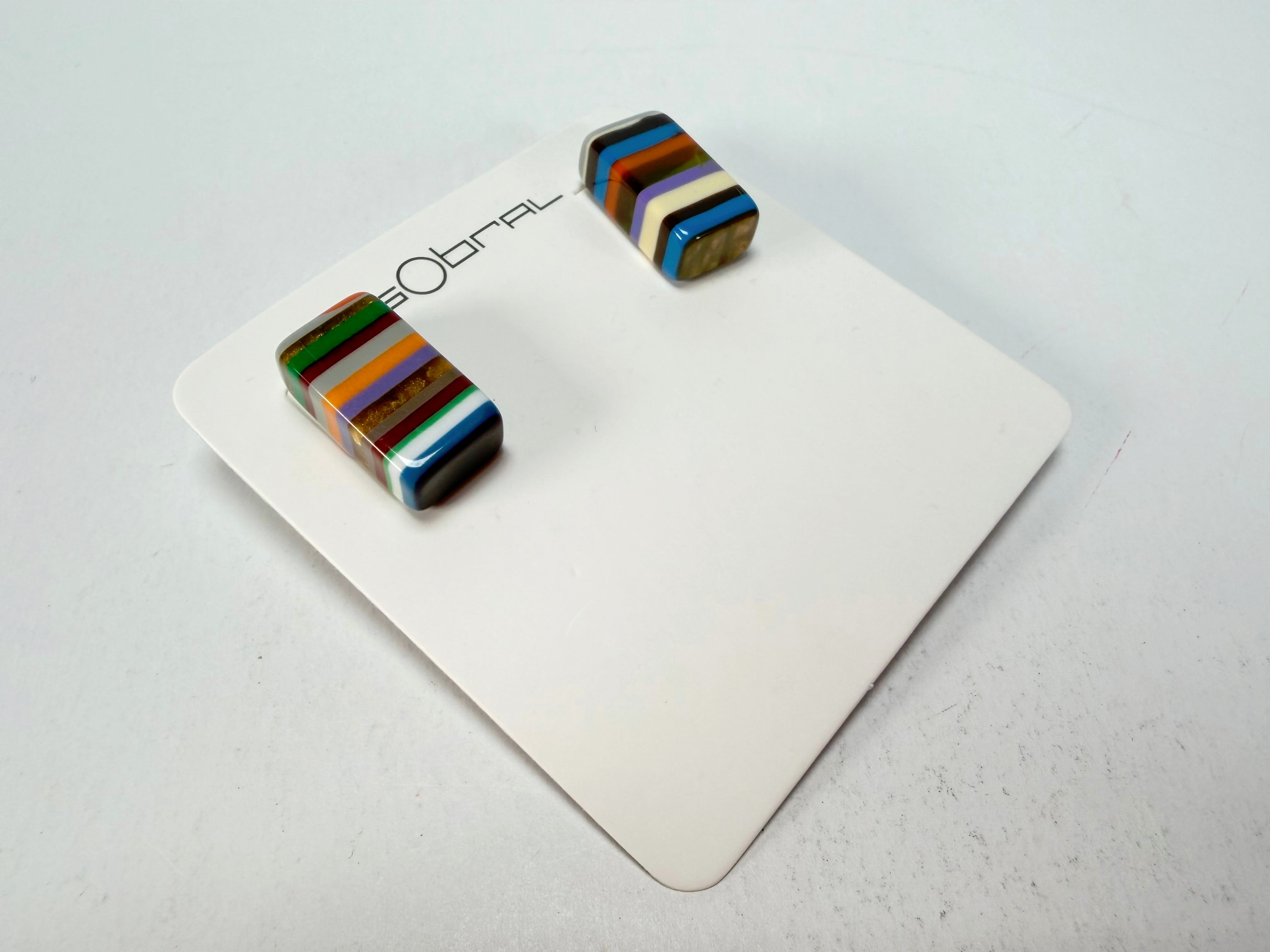 Sobral - Pop Art "Rachel" Resin Earrings ( 005198 )