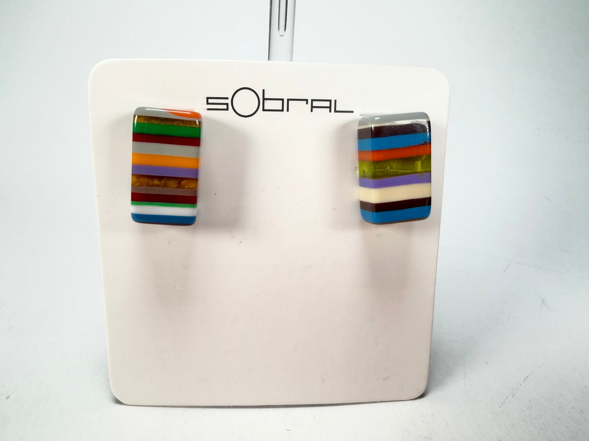 Sobral - Pop Art "Rachel" Resin Earrings ( 005198 )