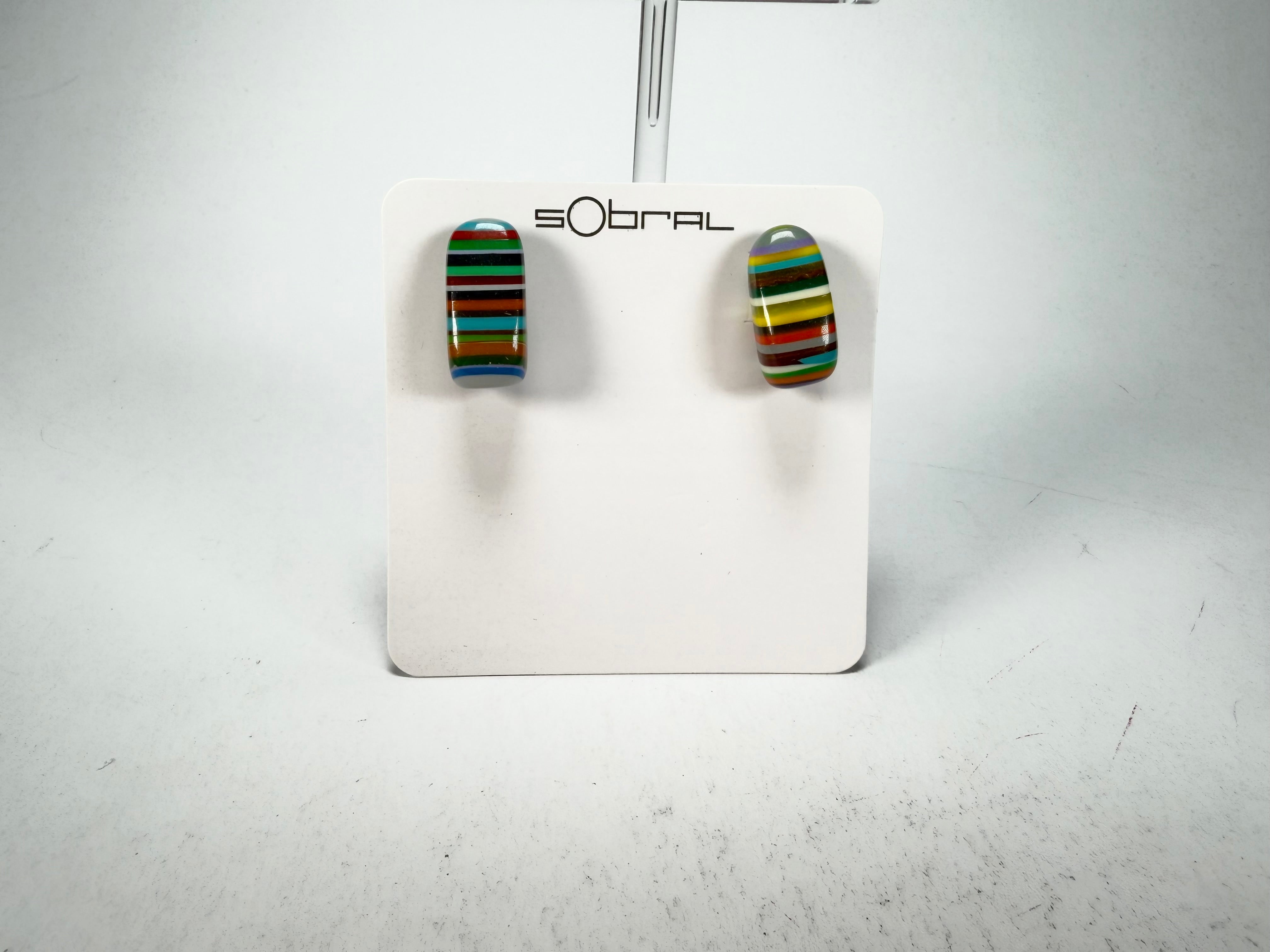 Sobral - Pop Art "New Habilis" Resin Earrings ( 005261 )