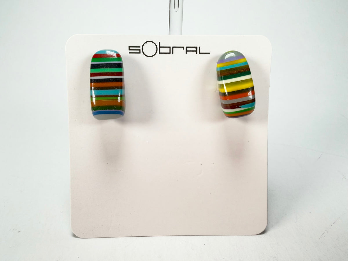Sobral - Pop Art "New Habilis" Resin Earrings ( 005261 )