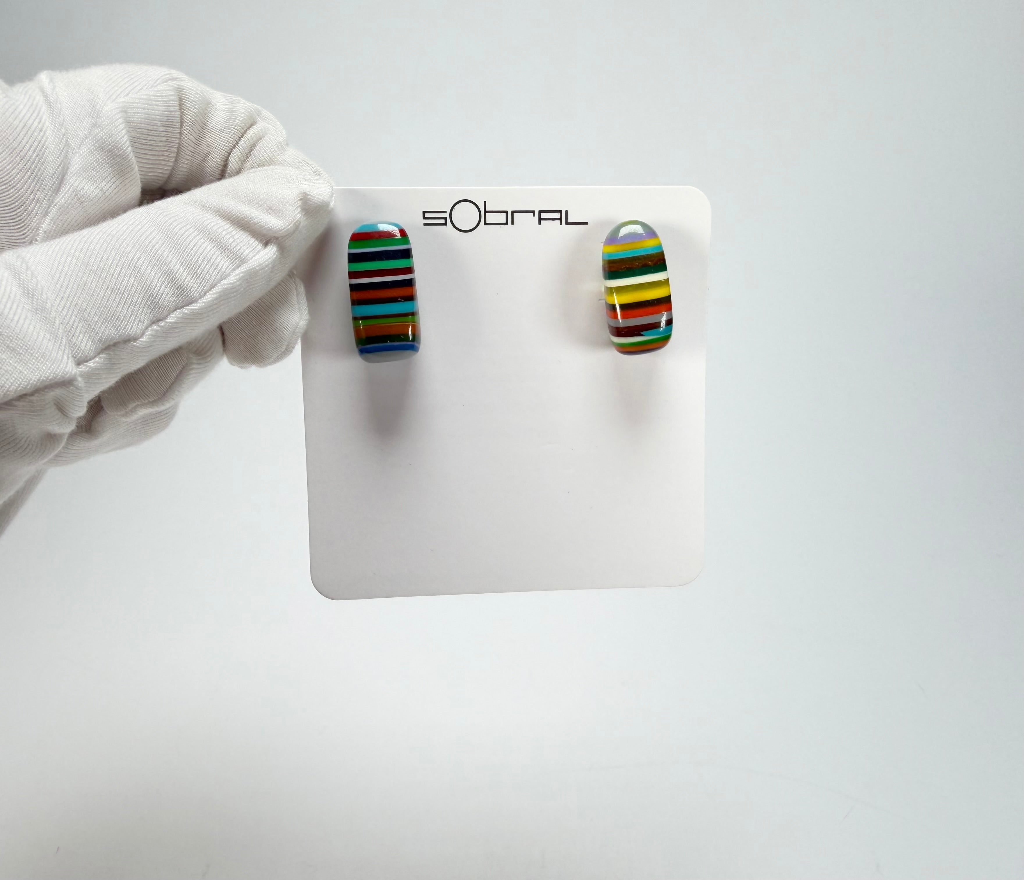 Sobral - Pop Art "New Habilis" Resin Earrings ( 005261 )