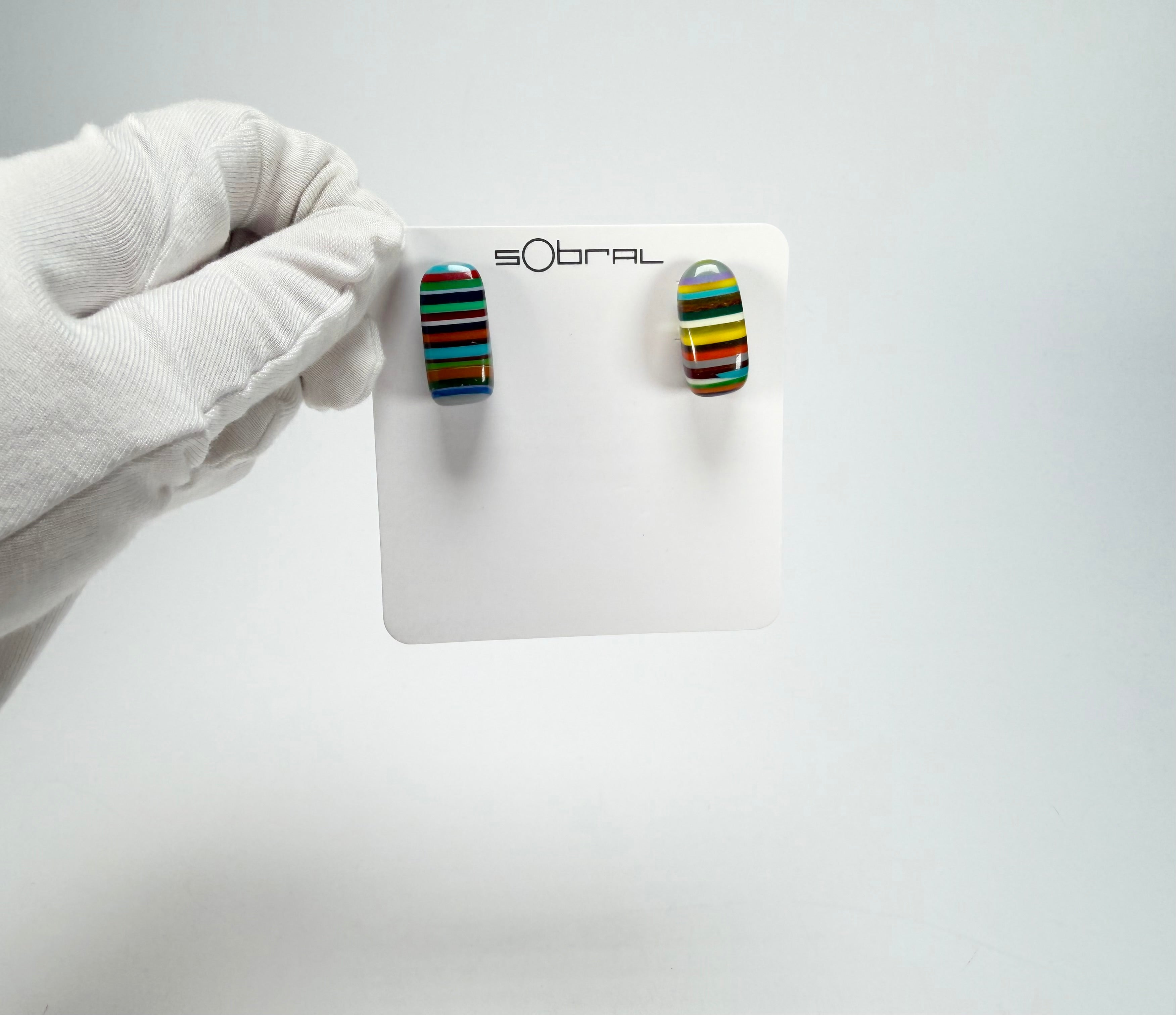 Sobral - Pop Art "New Habilis" Resin Earrings ( 005261 )