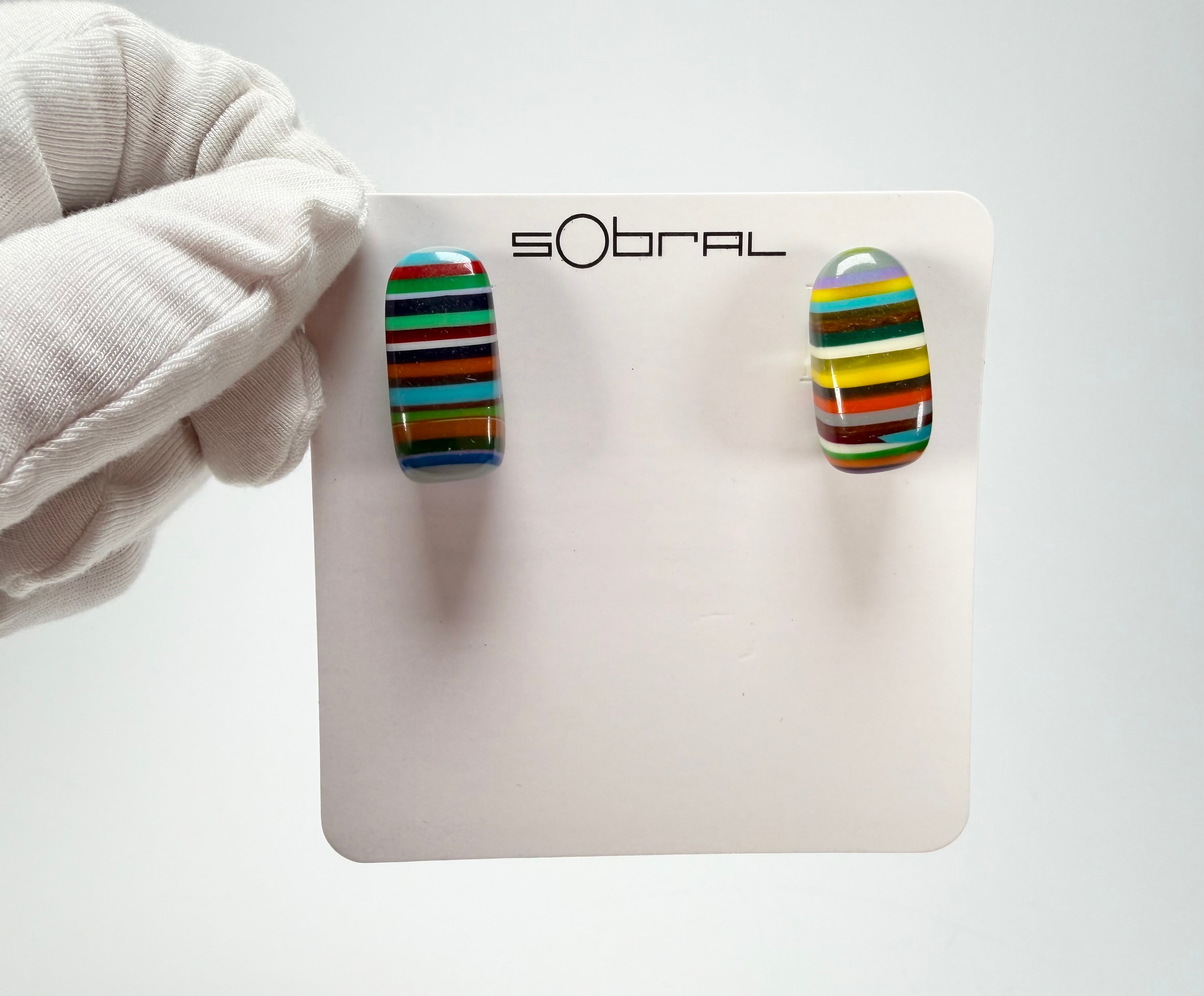 Sobral - Pop Art "New Habilis" Resin Earrings ( 005261 )