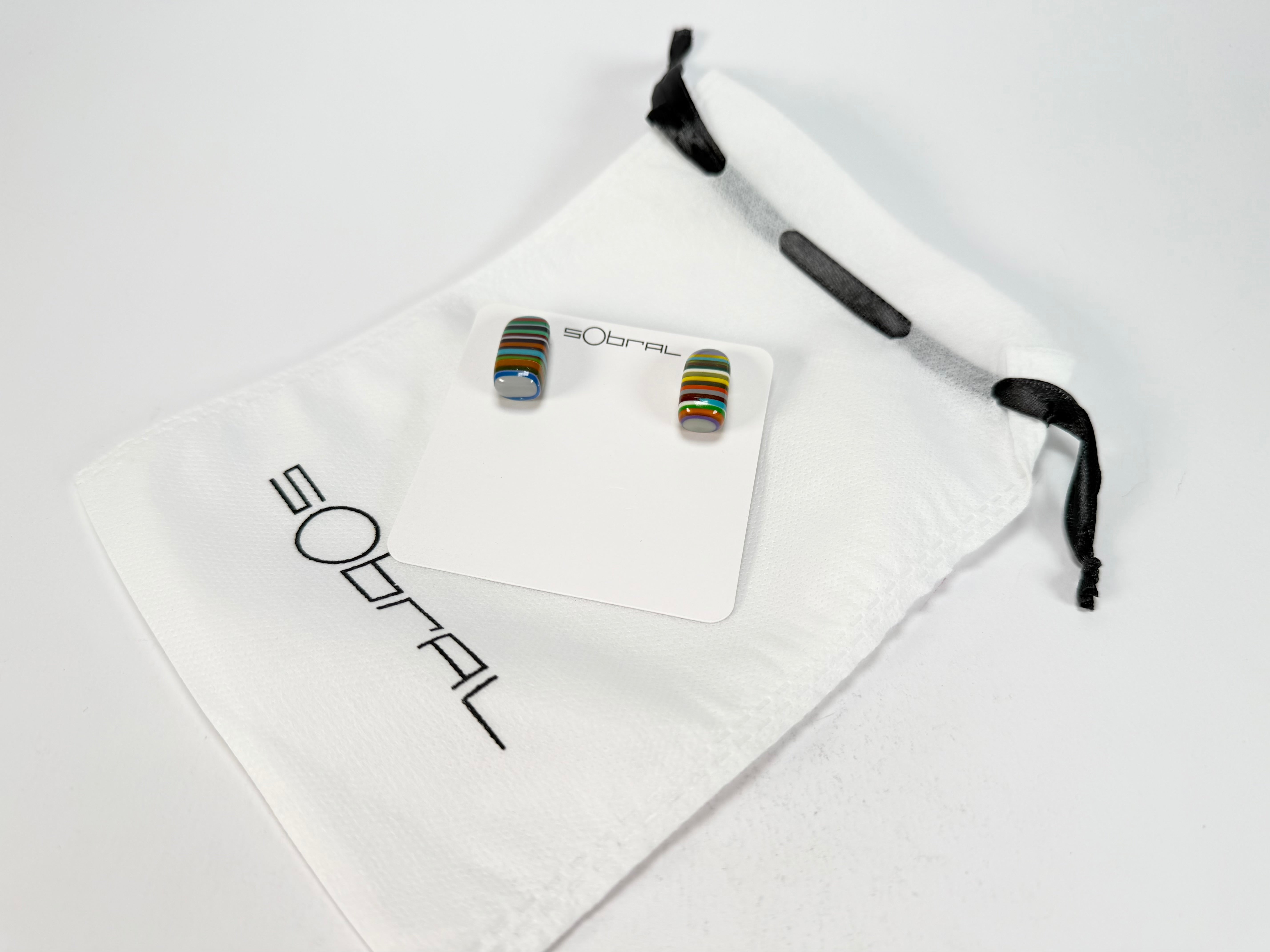 Sobral - Pop Art "New Habilis" Resin Earrings ( 005261 )