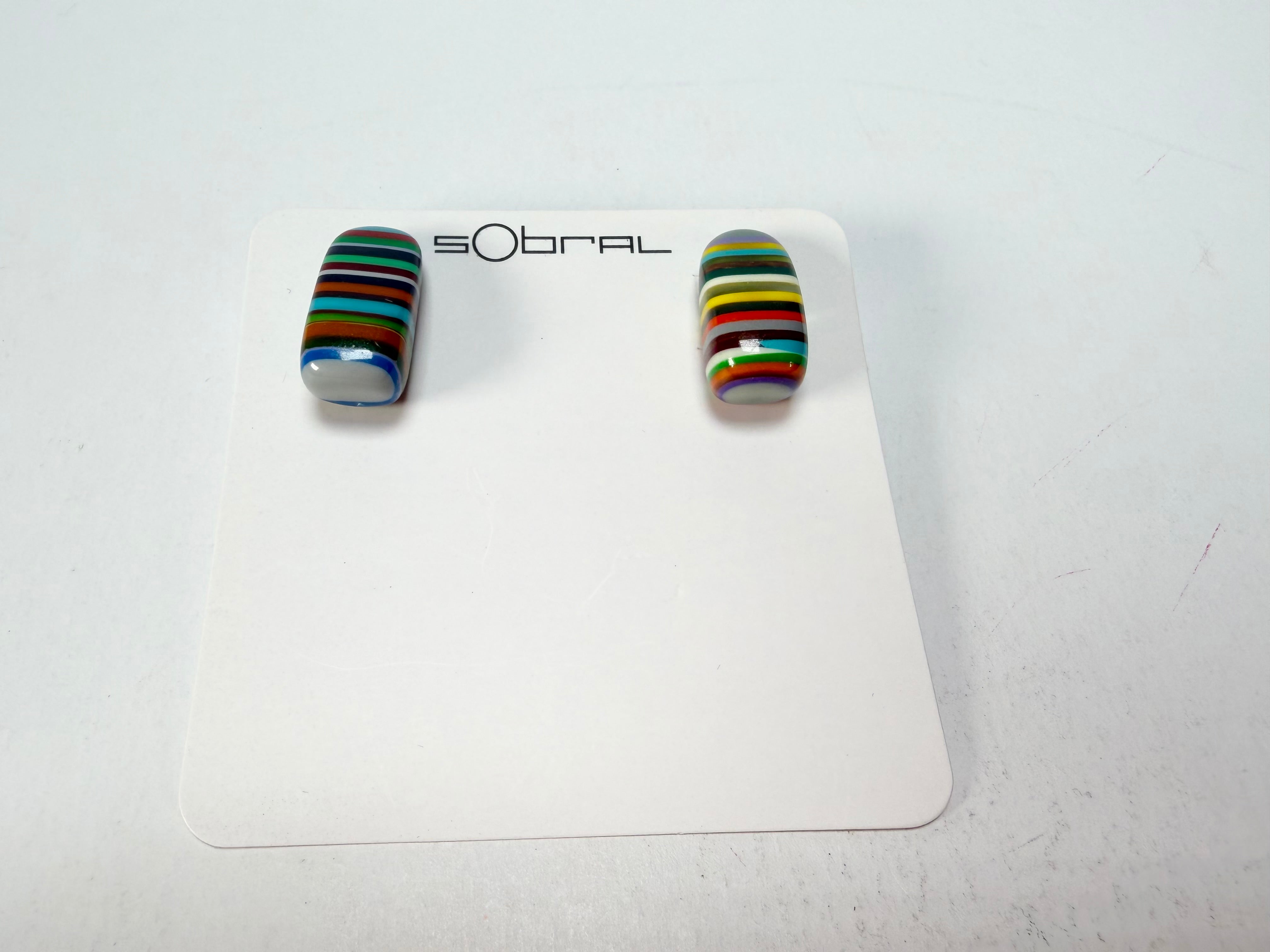 Sobral - Pop Art "New Habilis" Resin Earrings ( 005261 )