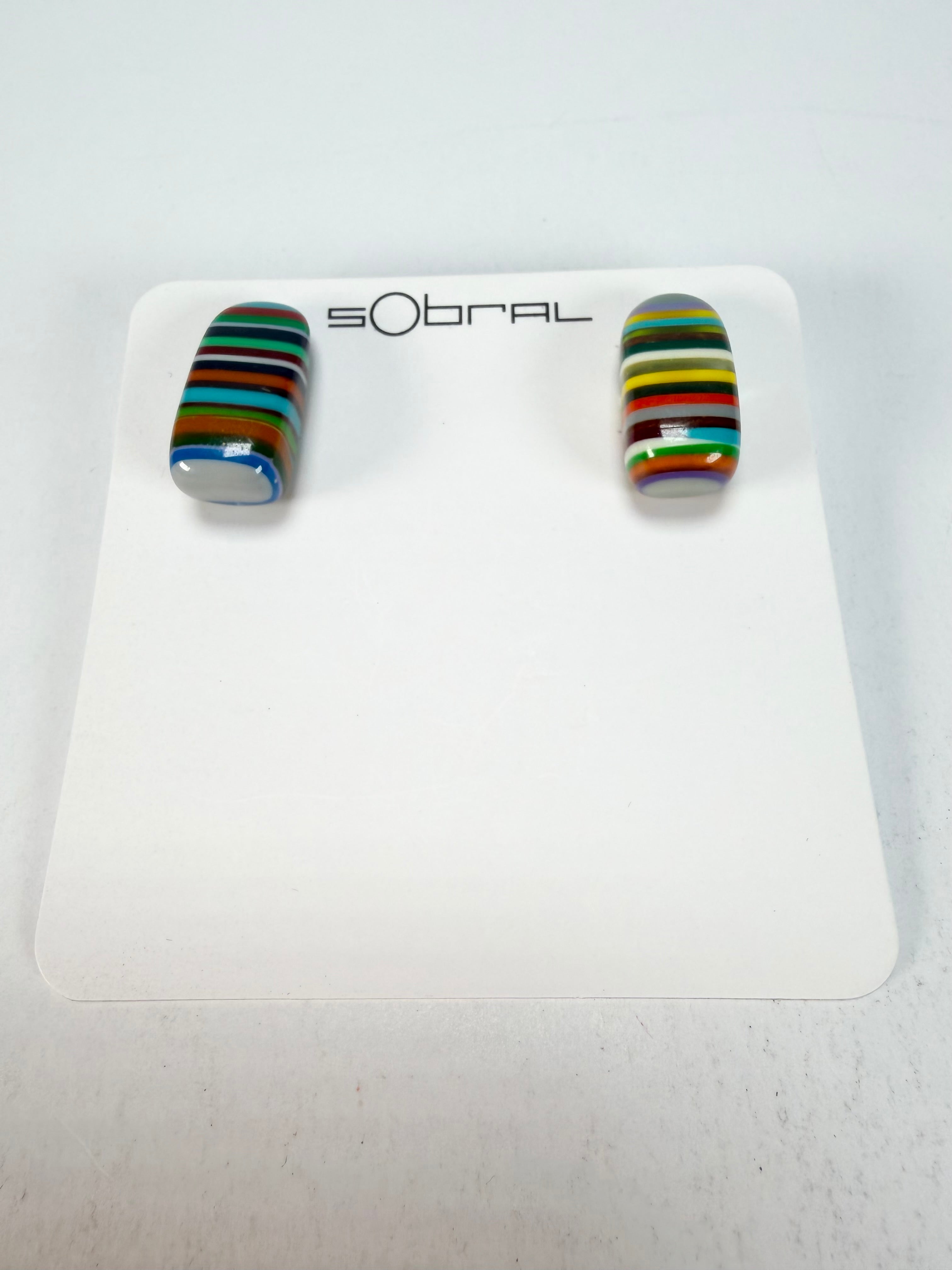 Sobral - Pop Art "New Habilis" Resin Earrings ( 005261 )