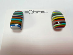Sobral - Pop Art "New Habilis" Resin Earrings ( 005261 )