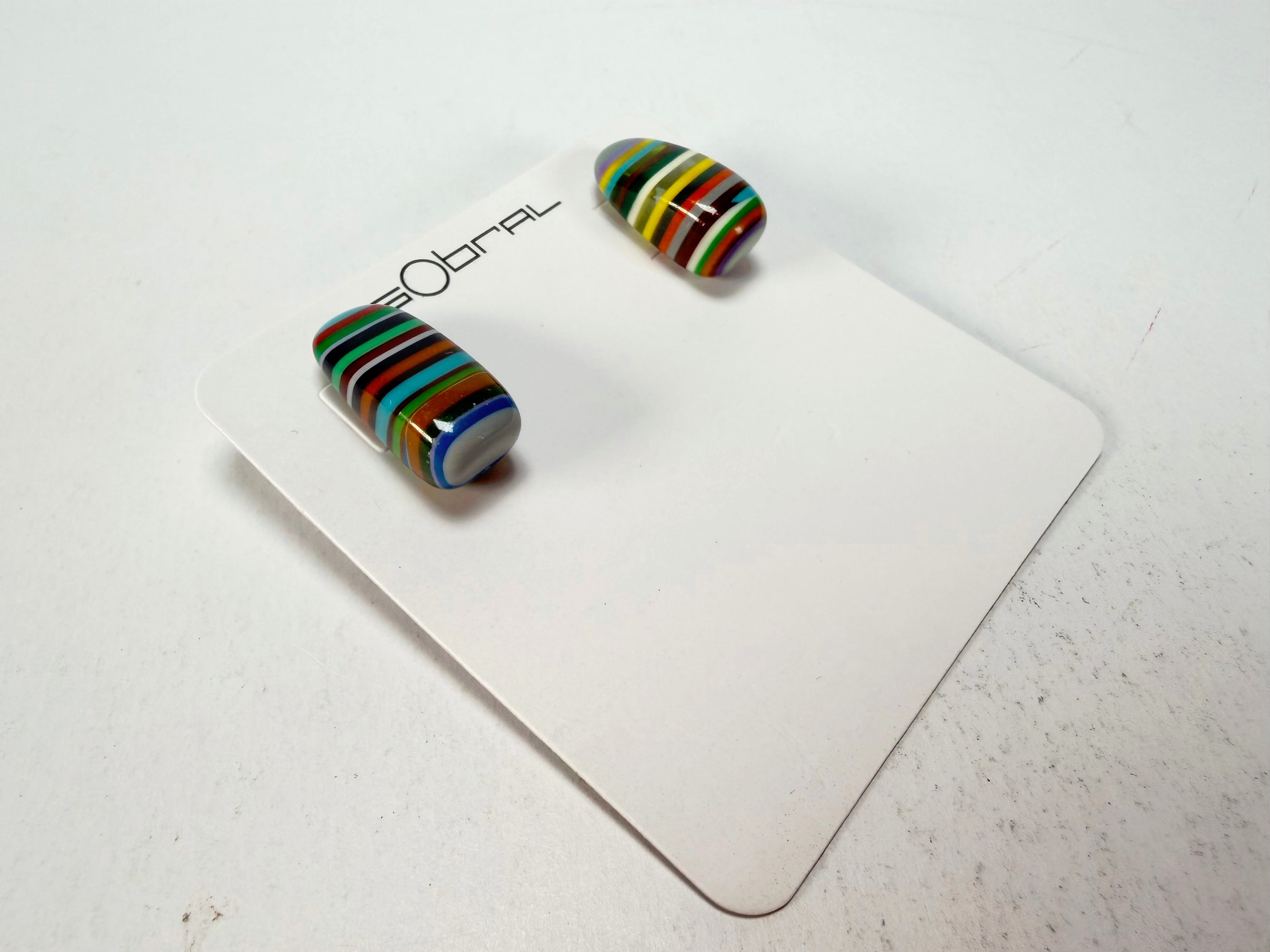 Sobral - Pop Art "New Habilis" Resin Earrings ( 005261 )