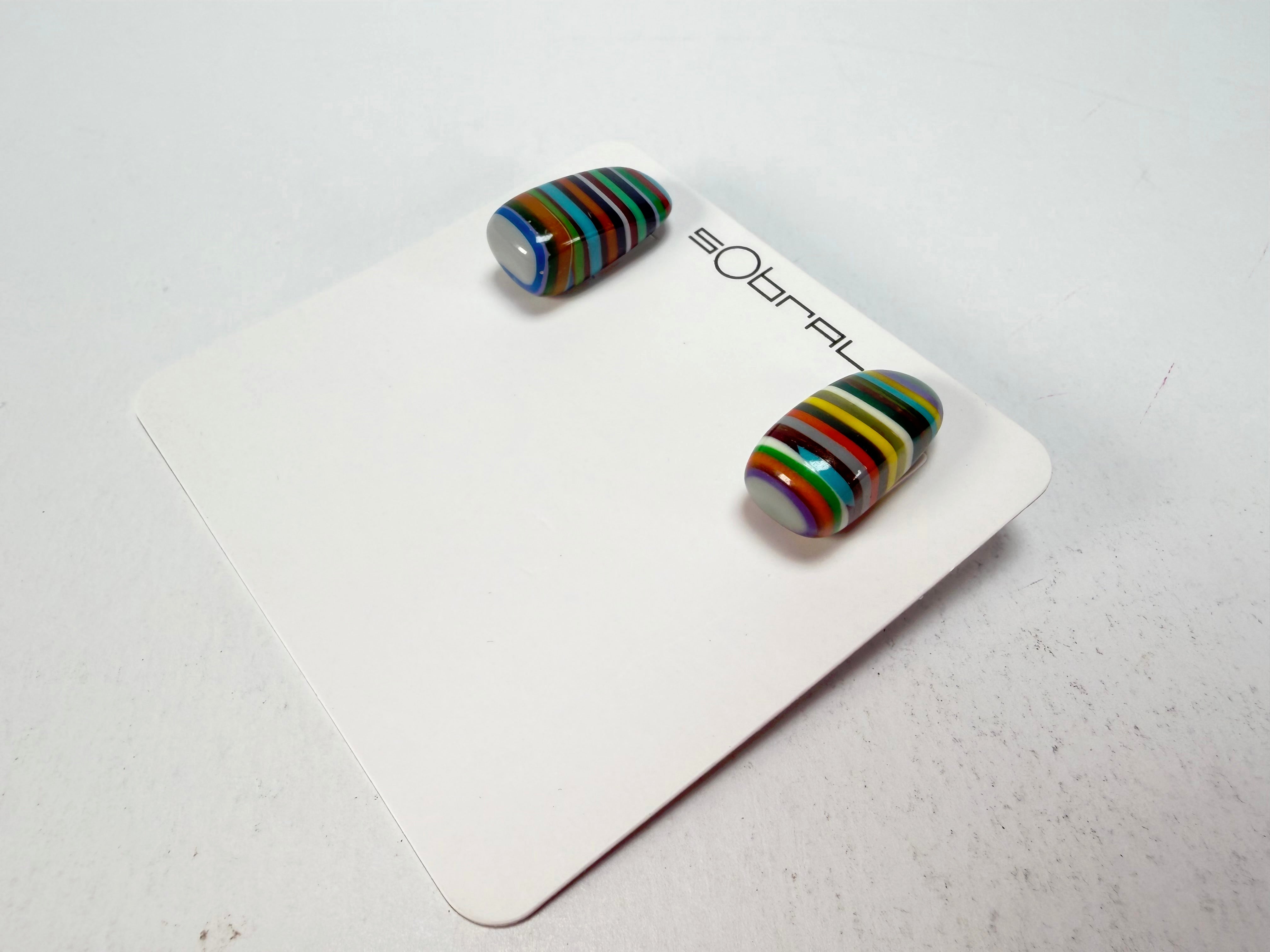 Sobral - Pop Art "New Habilis" Resin Earrings ( 005261 )