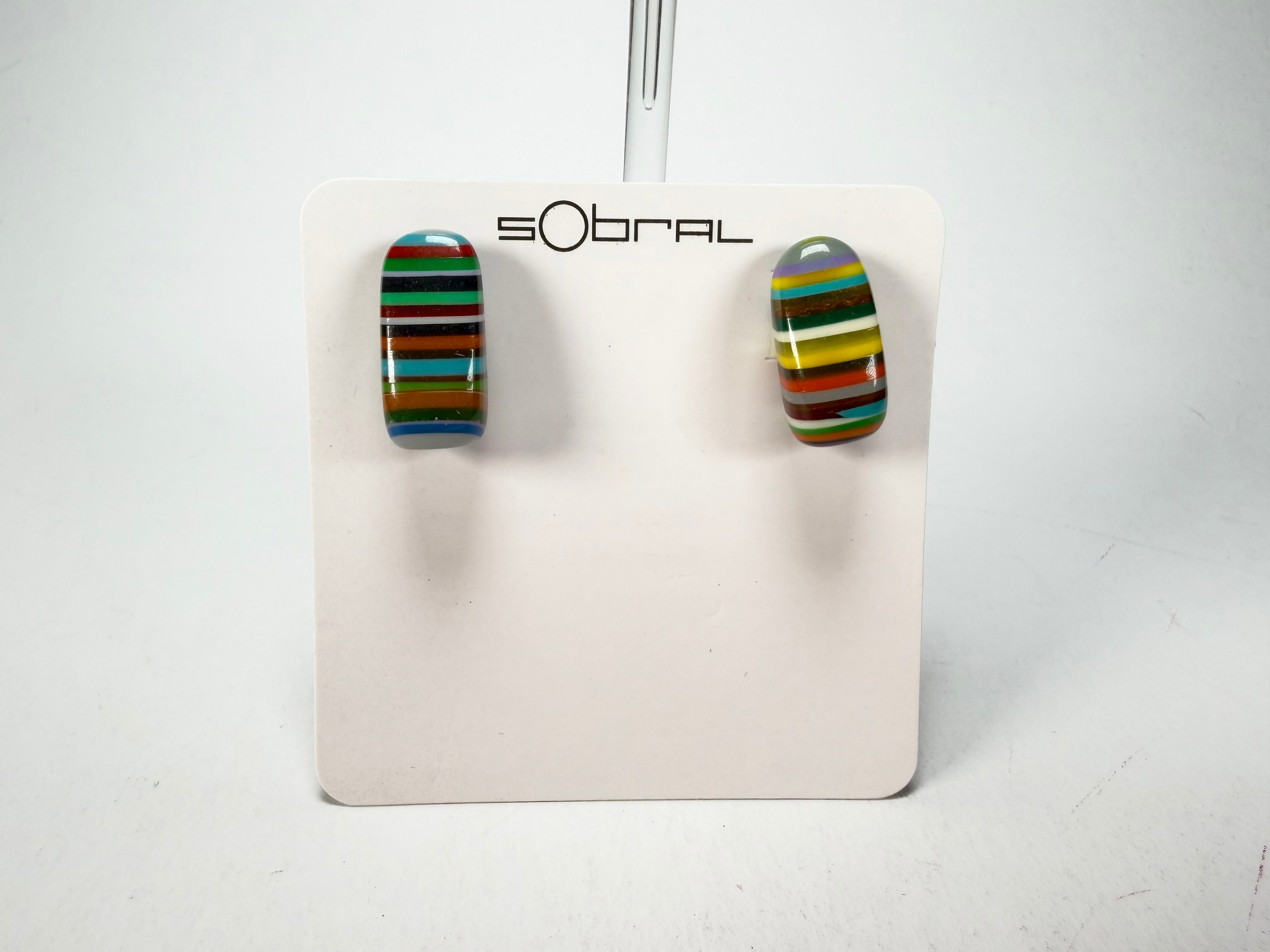 Sobral - Pop Art "New Habilis" Resin Earrings ( 005261 )