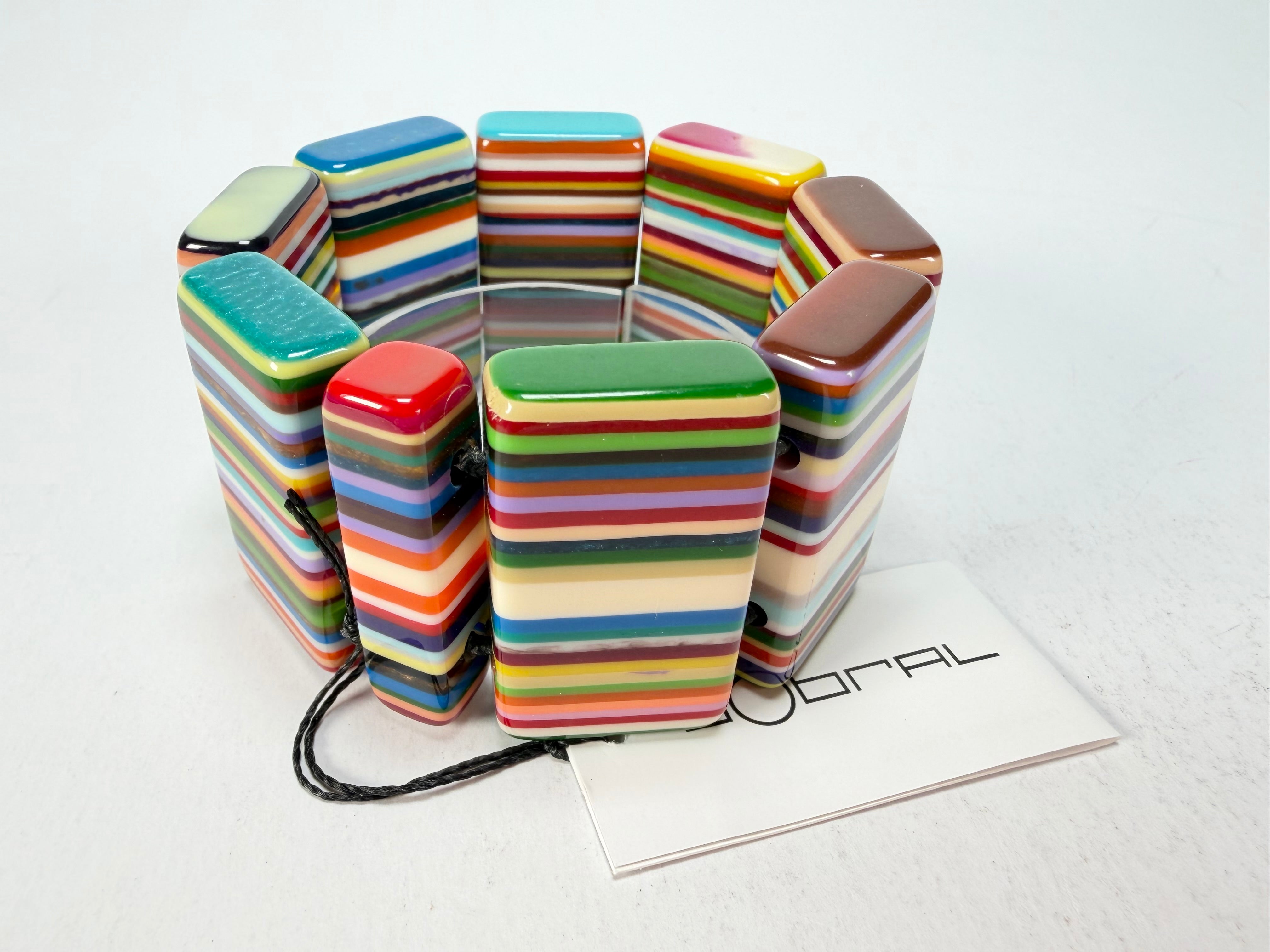 Sobral - Pop Art "8 pçs 1/2" Elasticated Resin Bracelet ( 000376 )