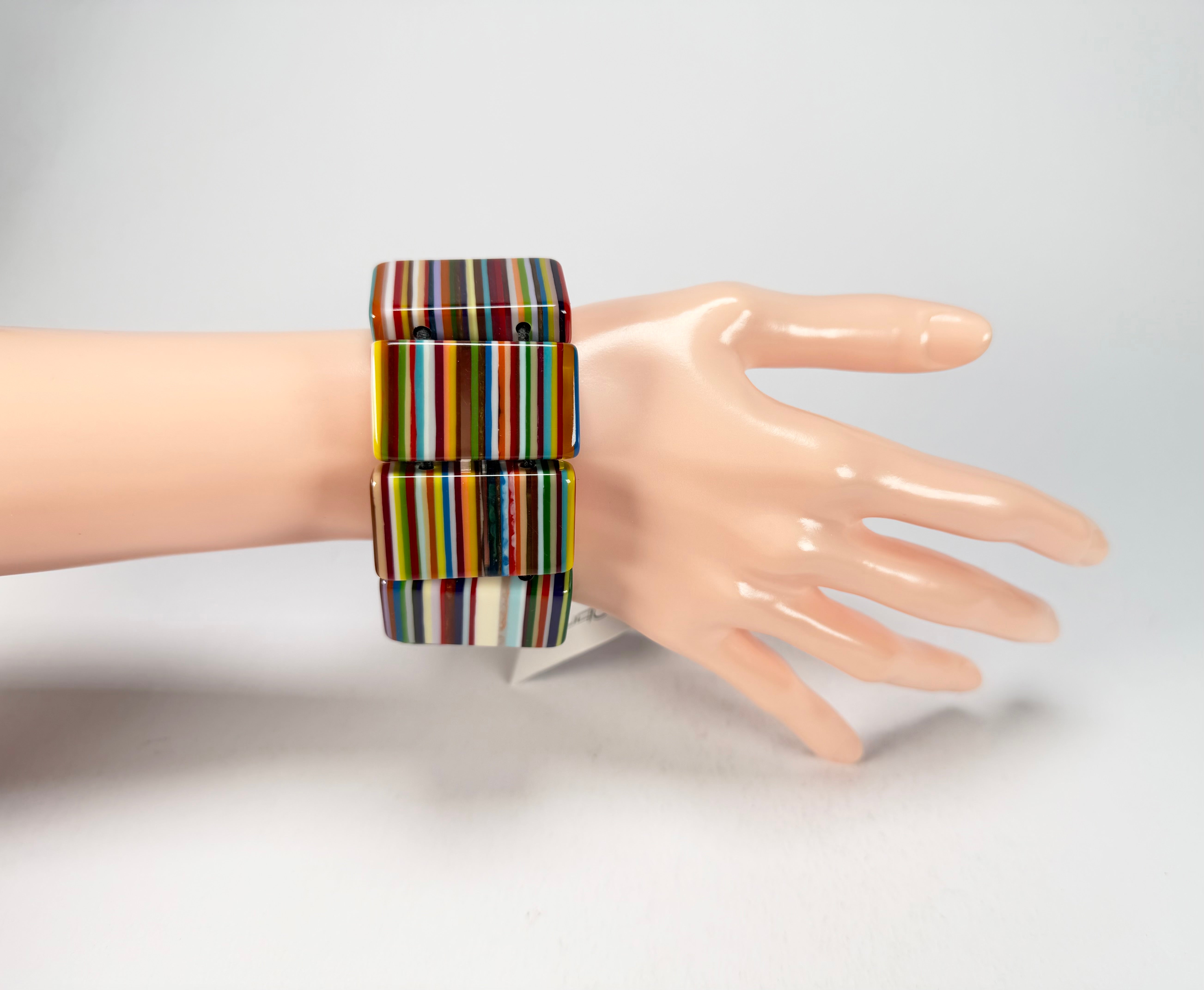 Sobral - Pop Art "8 pçs 1/2" Elasticated Resin Bracelet ( 000376 )