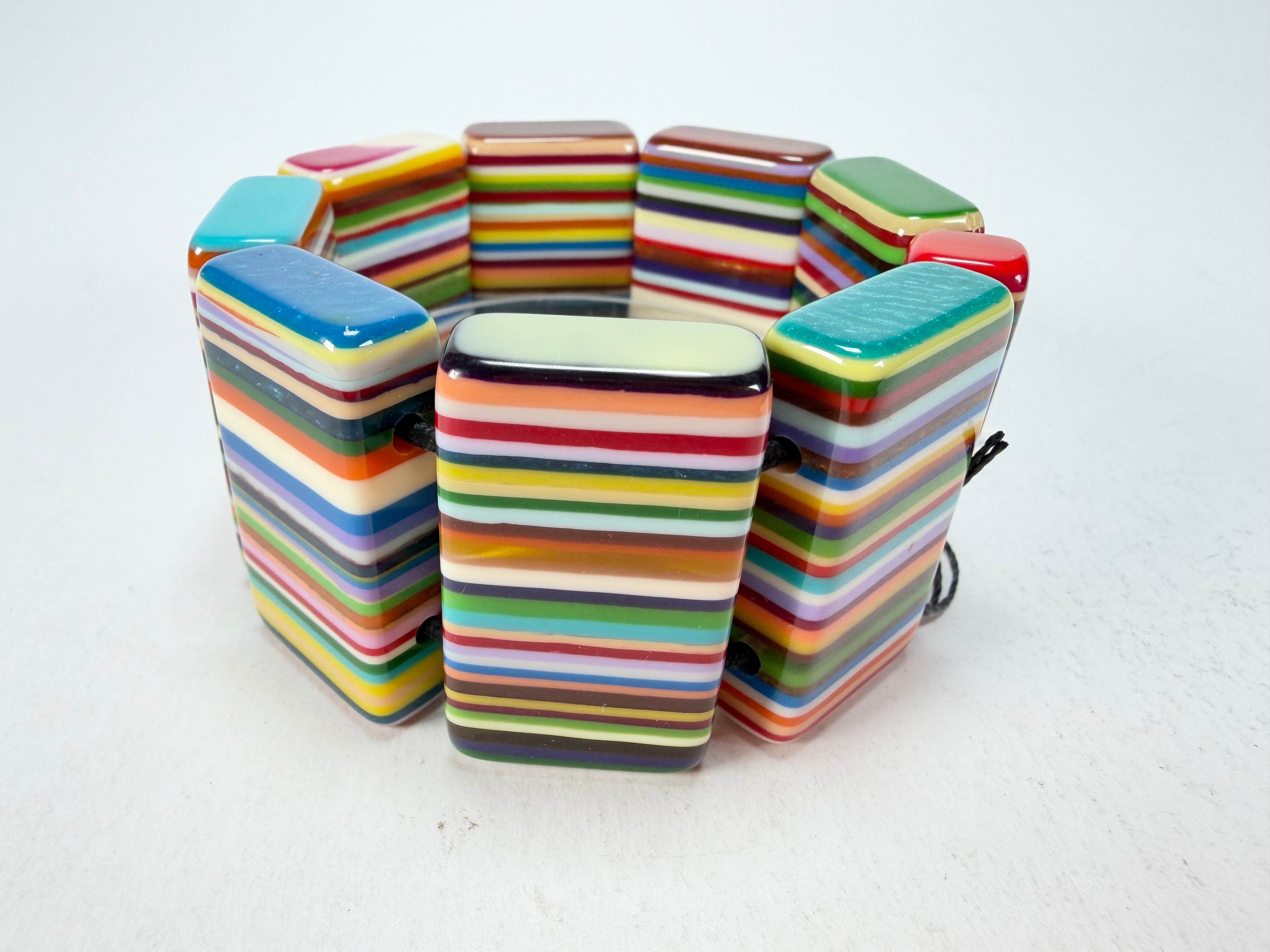Sobral - Pop Art "8 pçs 1/2" Elasticated Resin Bracelet ( 000376 )