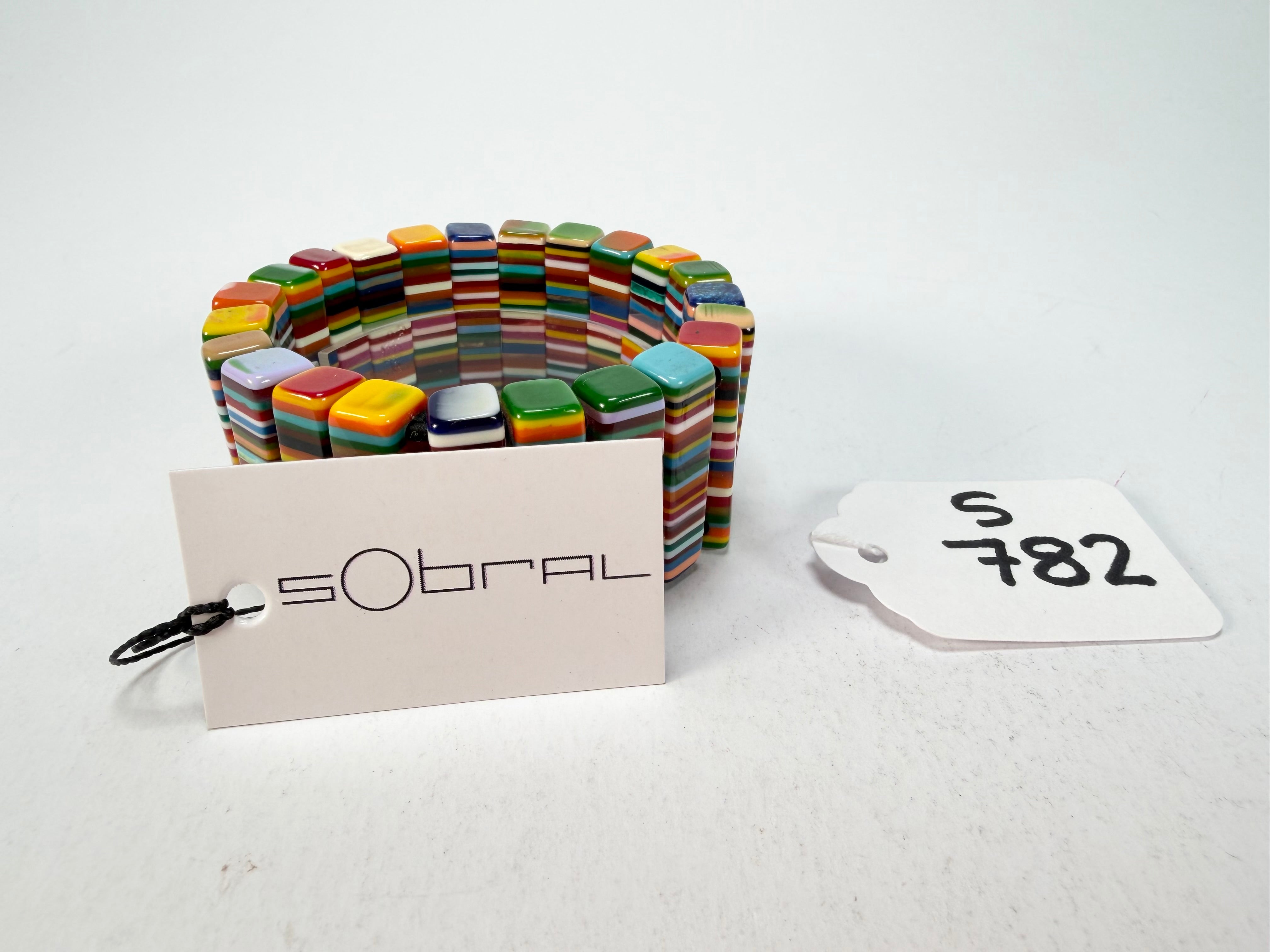 Sobral - Pop Art "Stoc" Elasticated Resin Bracelet ( 004352 )