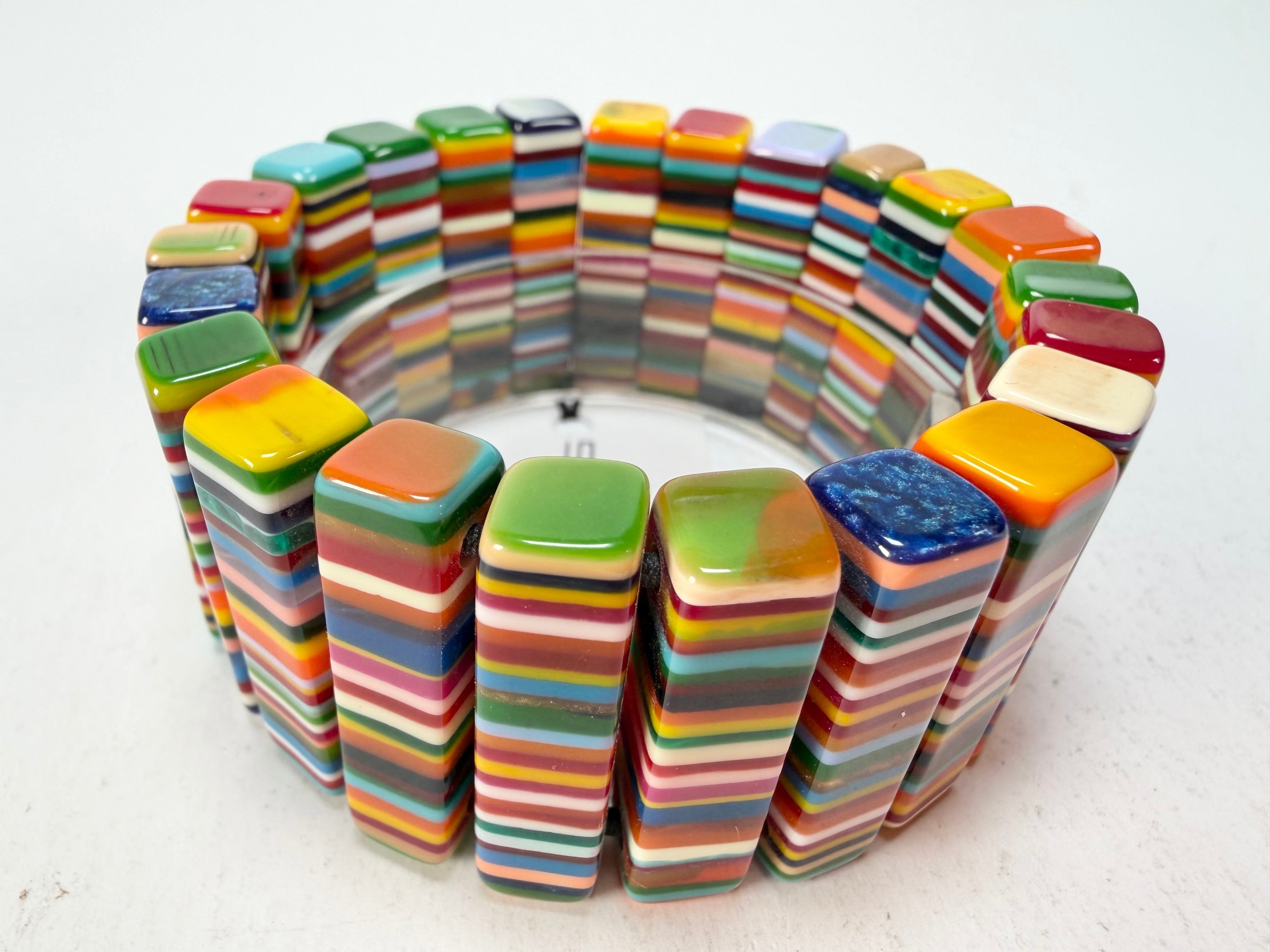 Sobral - Pop Art "Stoc" Elasticated Resin Bracelet ( 004352 )